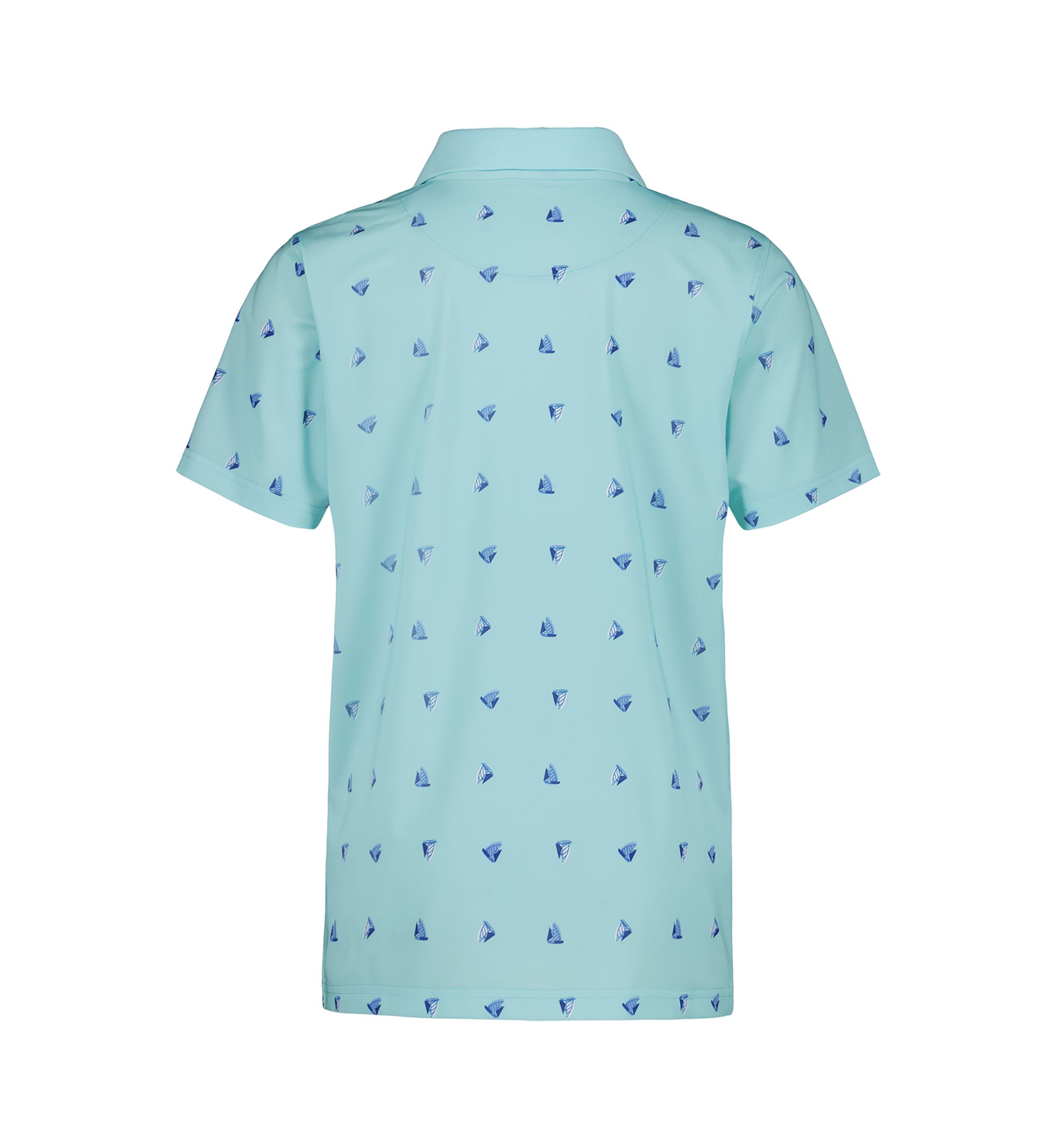 Boys 4-7 Boat Print Jersey Polo Shirt 
