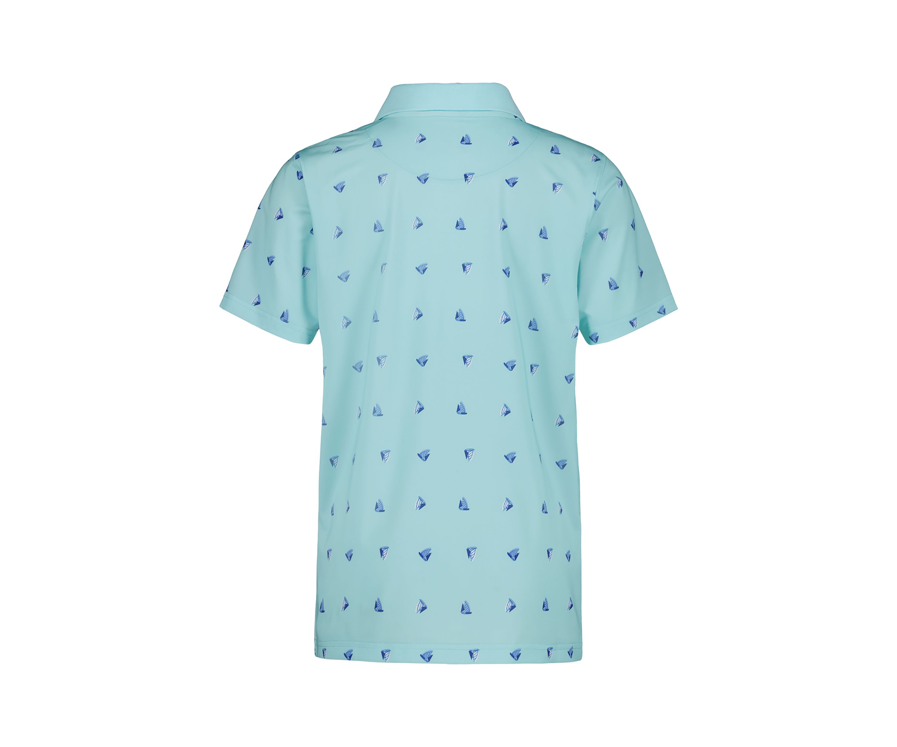 Boys 4-7 Boat Print Jersey Polo Shirt 