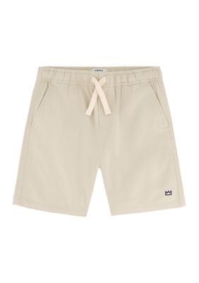 Crown & Ivy Boys 4-7 5-Inch Deck Twill Shorts