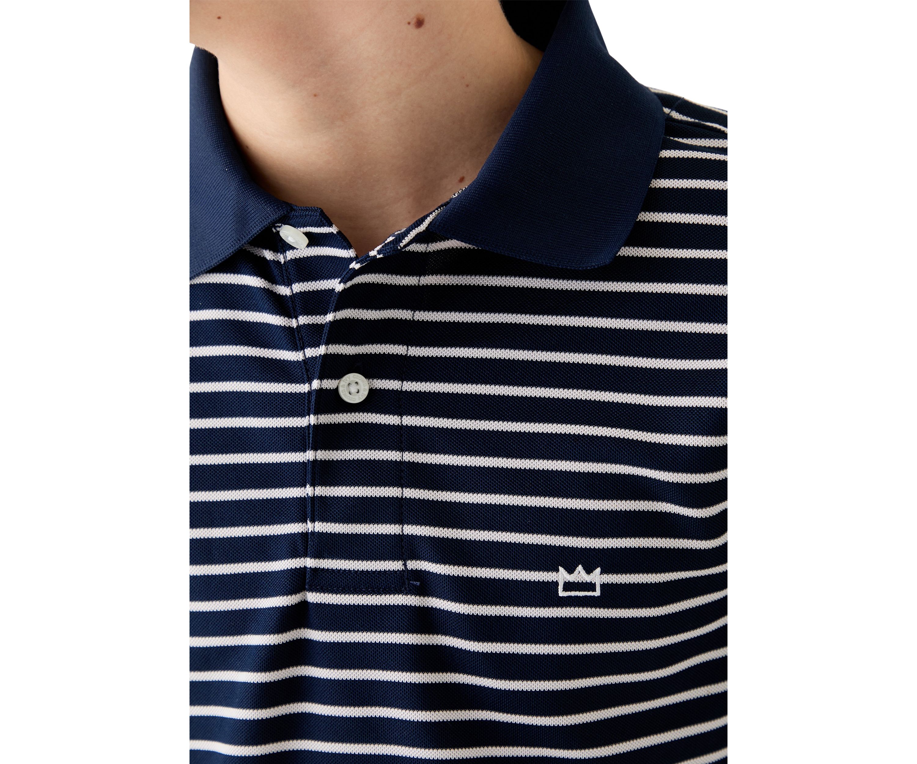 Boys 8-20 Short Sleeve Stripe Performance Polo Shirt