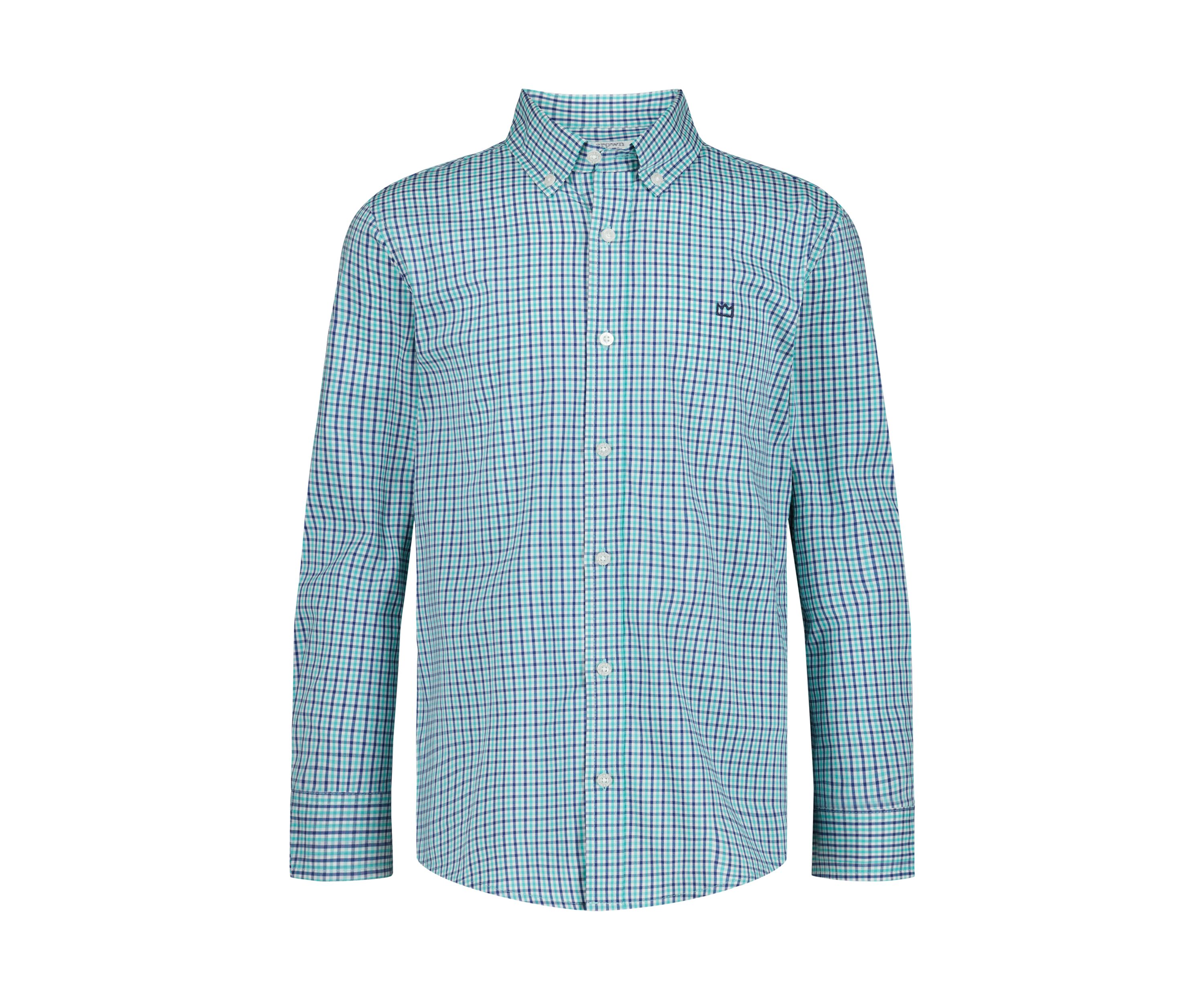 Boys 4-7 Gingham Poplin Shirt