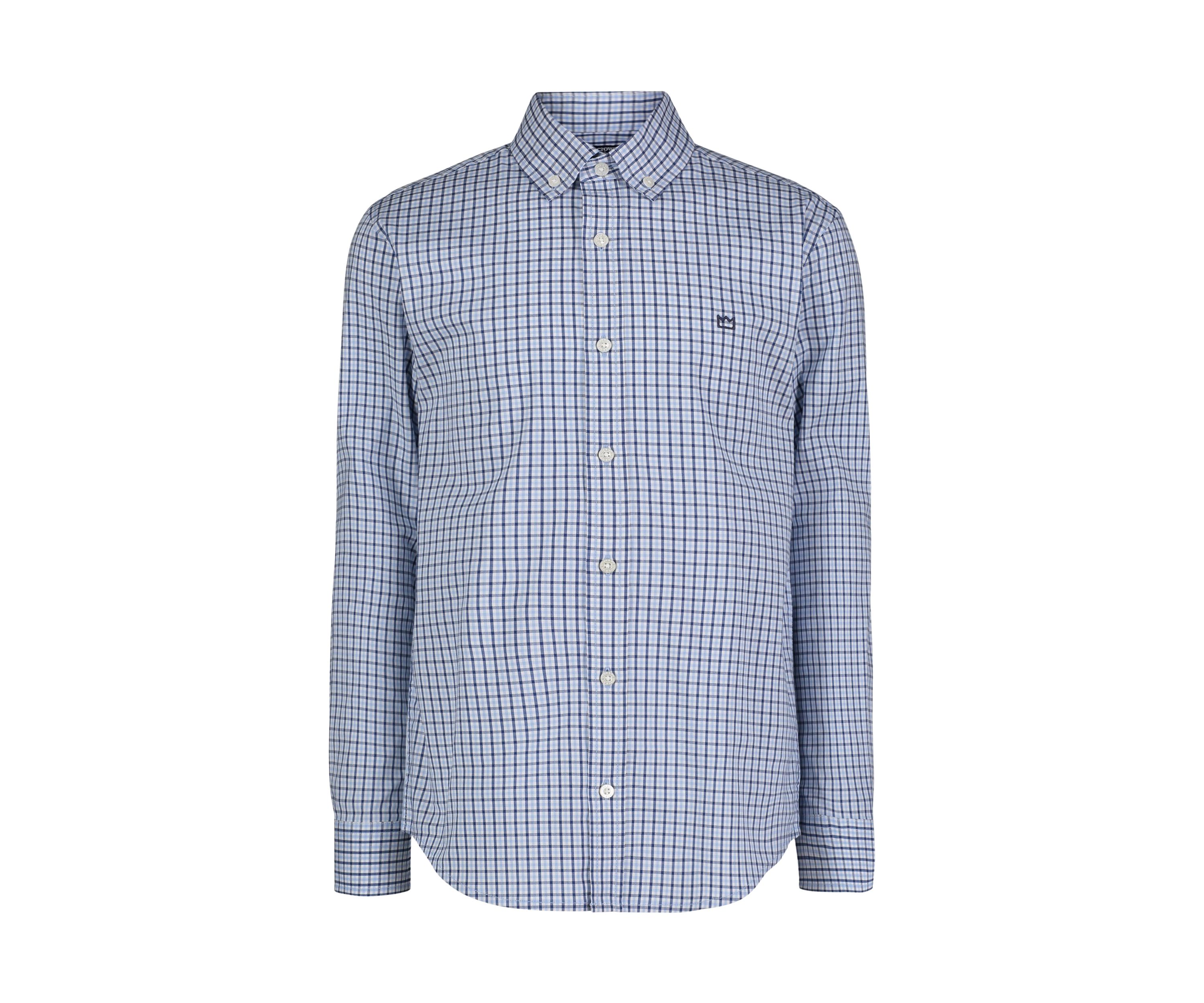 Boys 4-7 Woven Gingham Poplin Shirt