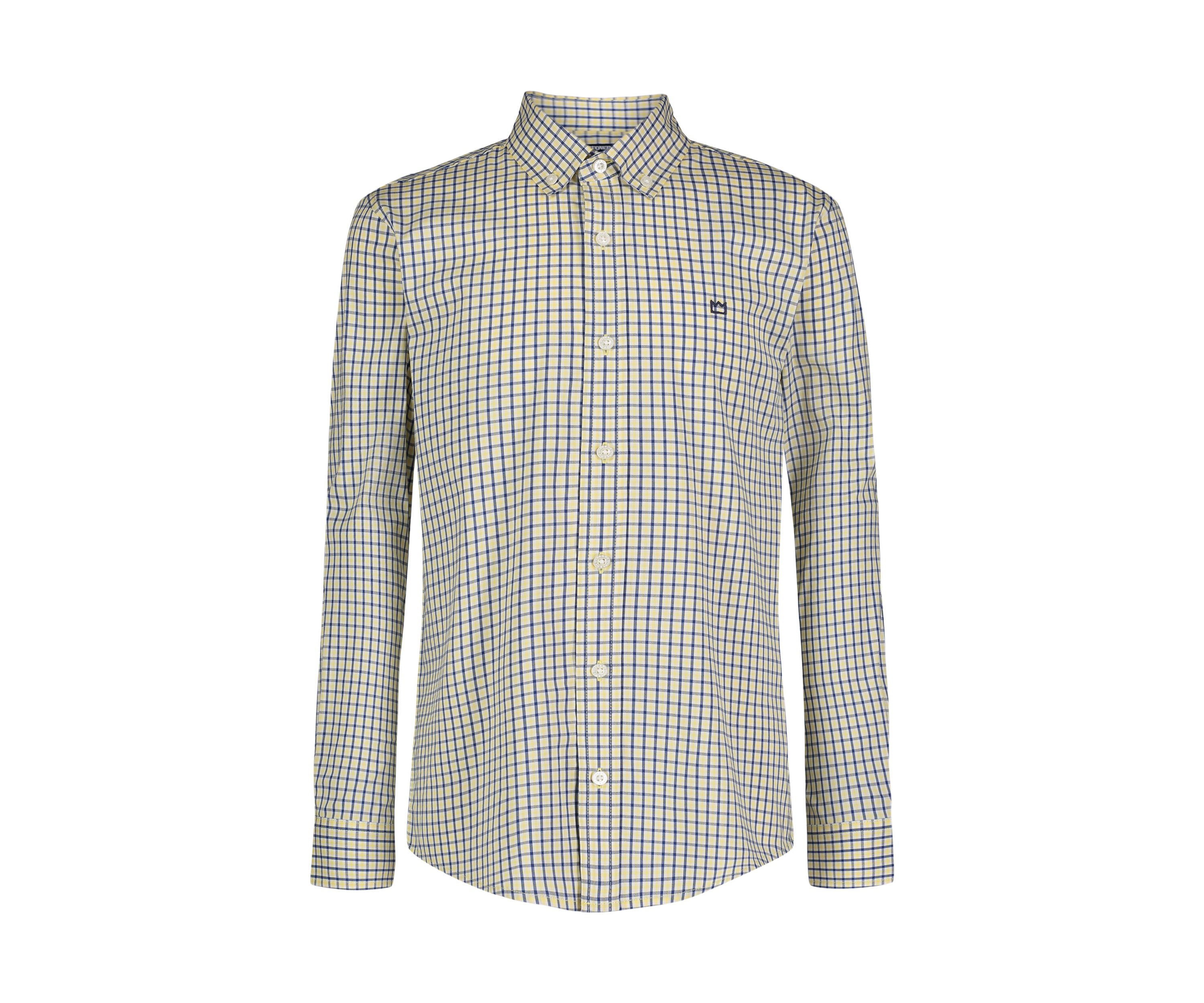 Boys 4-7 Woven Gingham Poplin Shirt