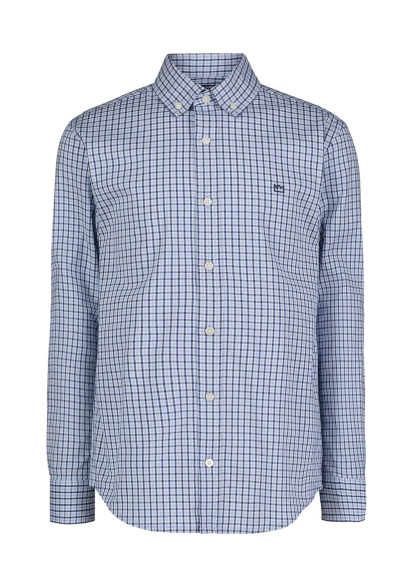 Boys 8-20 Woven Gingham Poplin Shirt