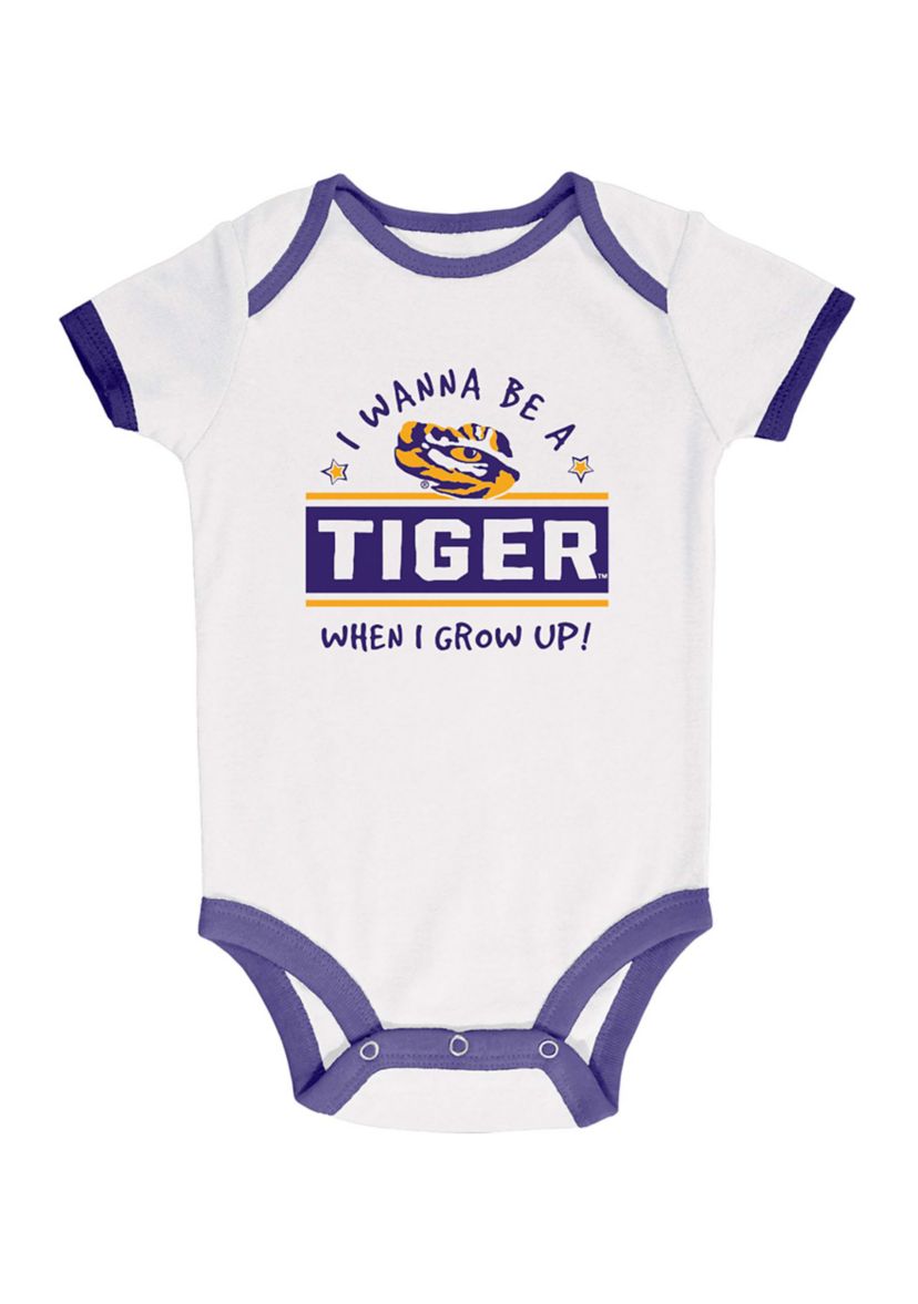 Baby Boys NCAA LSU Tigers Bodysuit Set - 3 Pack