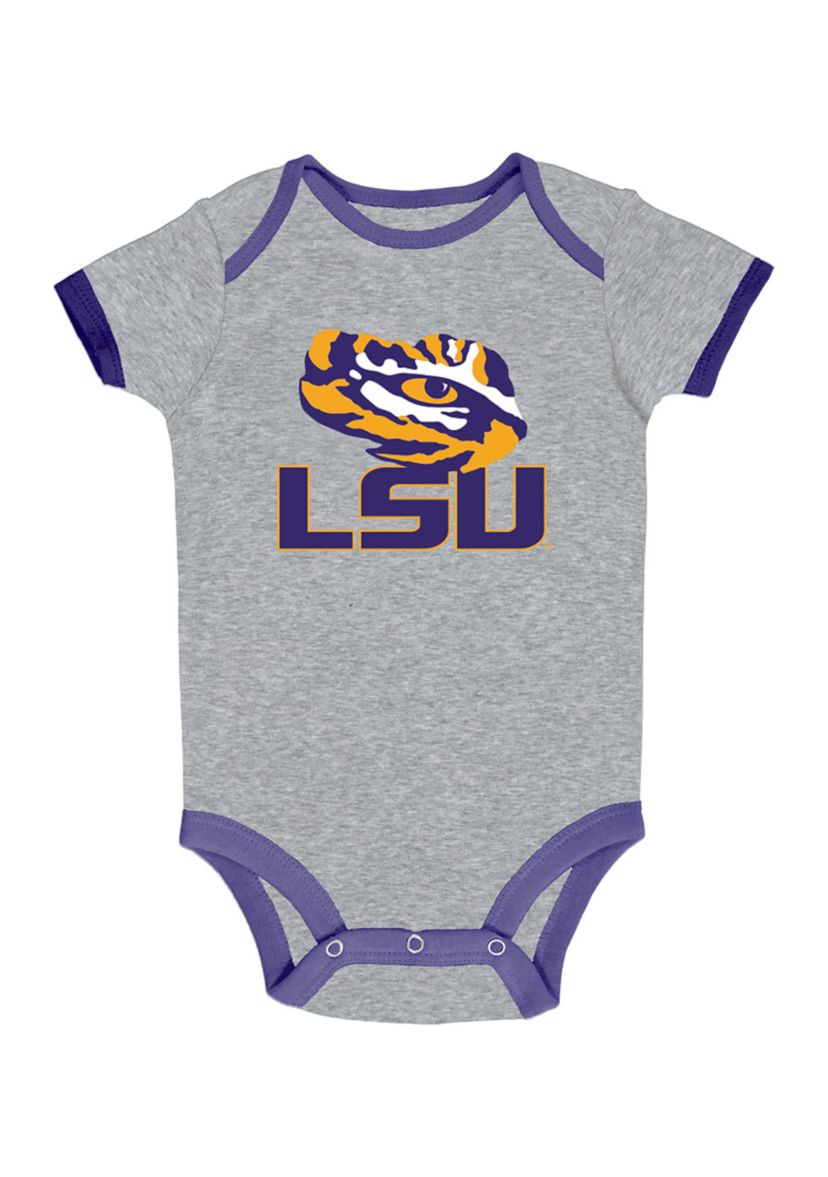 Baby Boys NCAA LSU Tigers Bodysuit Set - 3 Pack