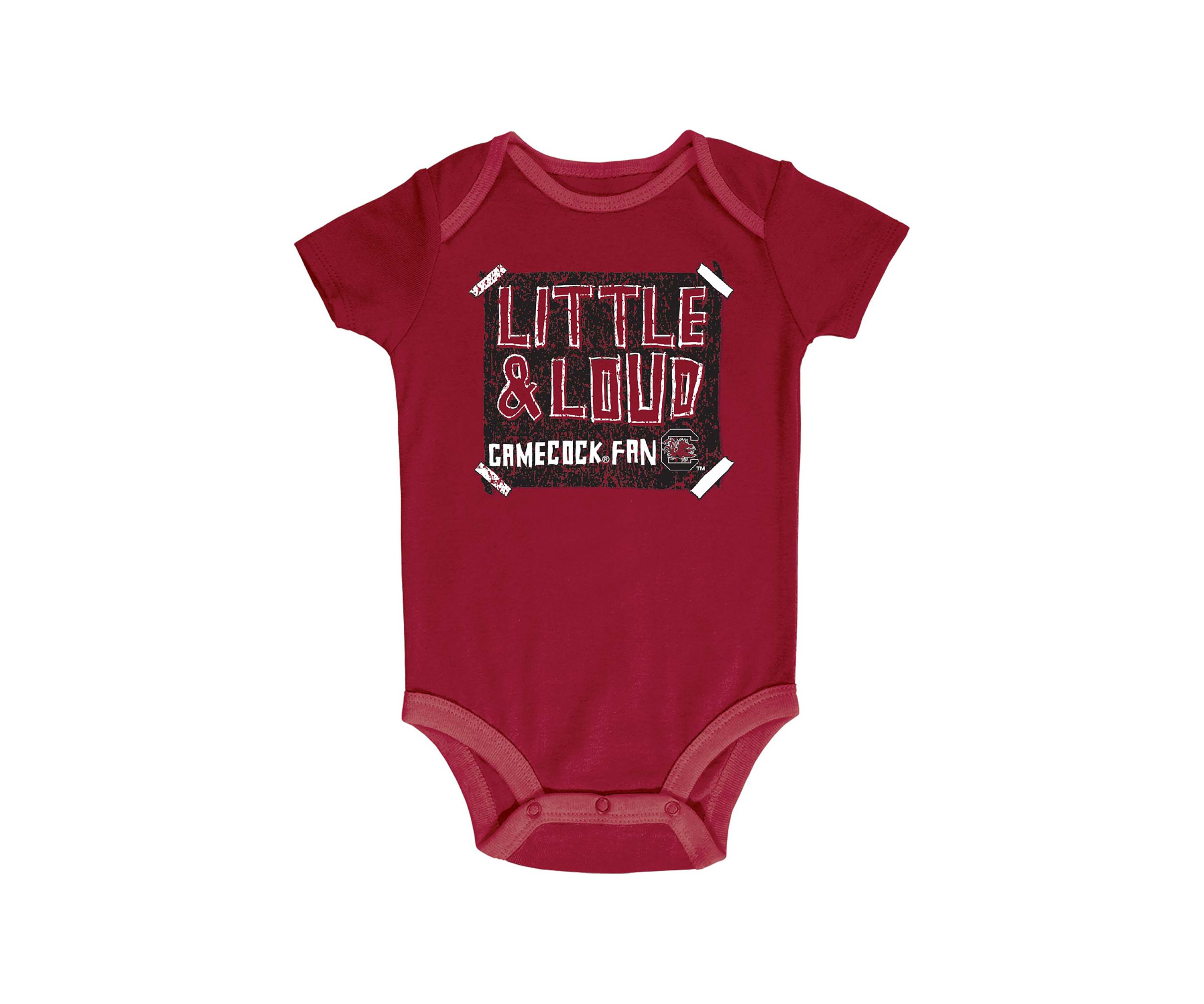 NCAA Baby Boys South Carolina Gamecocks Bodysuits - 3 Pack