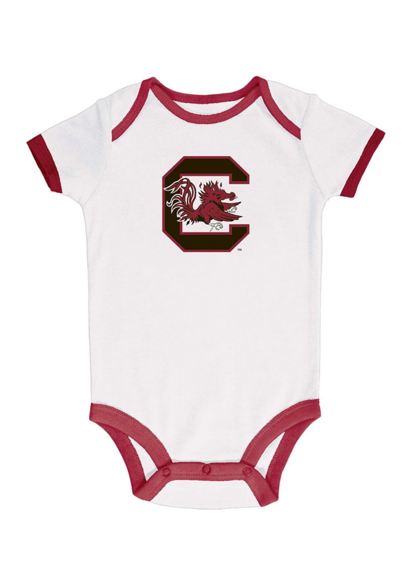 NCAA Baby Boys South Carolina Gamecocks Bodysuits - 3 Pack