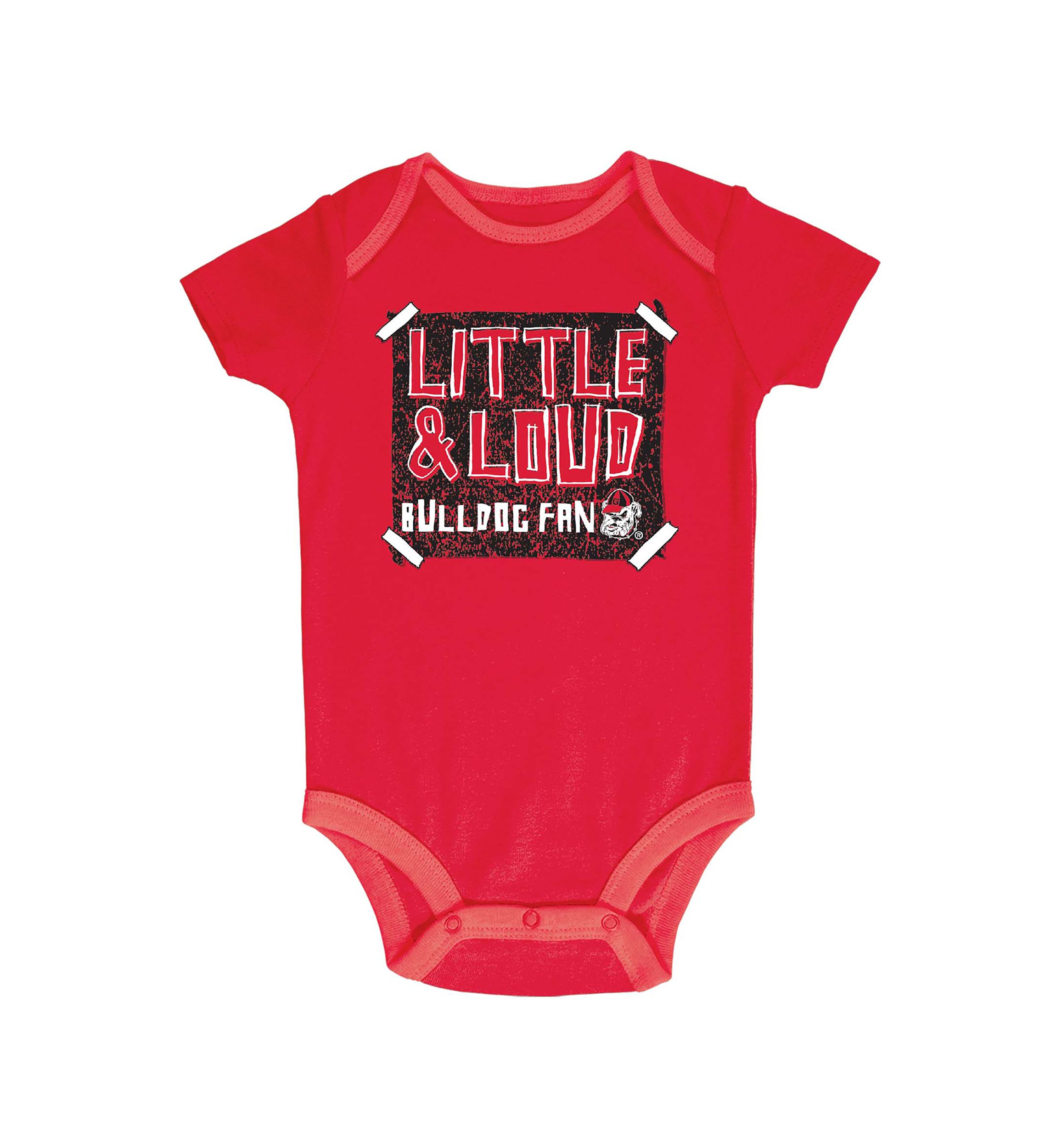 NCAA Baby Boys Georgia Bulldogs Bodysuits - 3 Pack