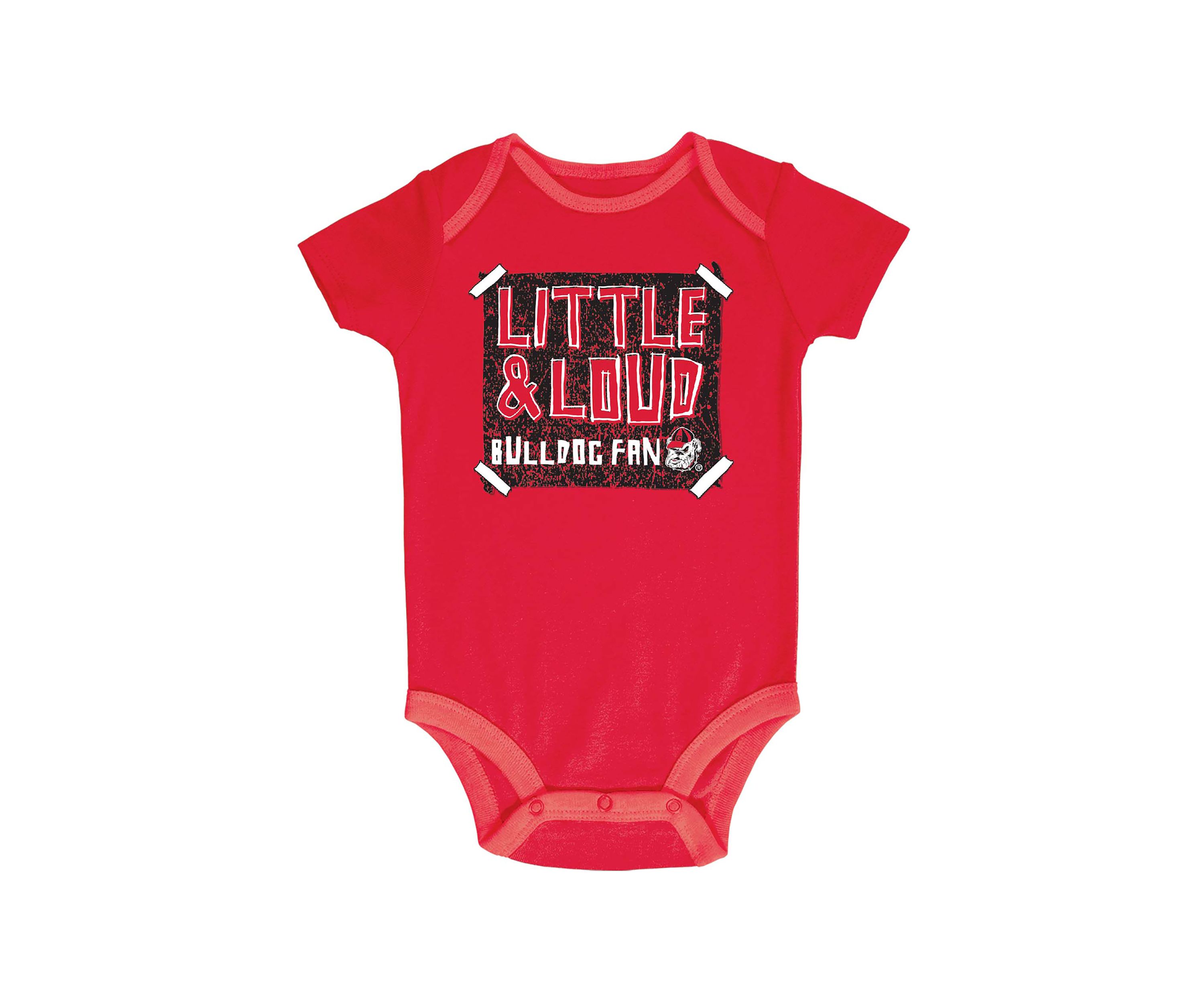 NCAA Baby Boys Georgia Bulldogs Bodysuits - 3 Pack