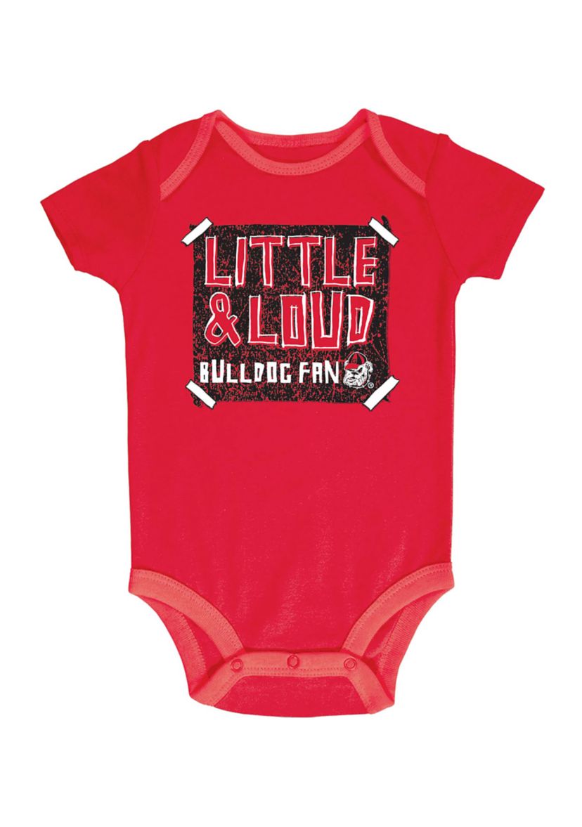 NCAA Baby Boys Georgia Bulldogs Bodysuits - 3 Pack