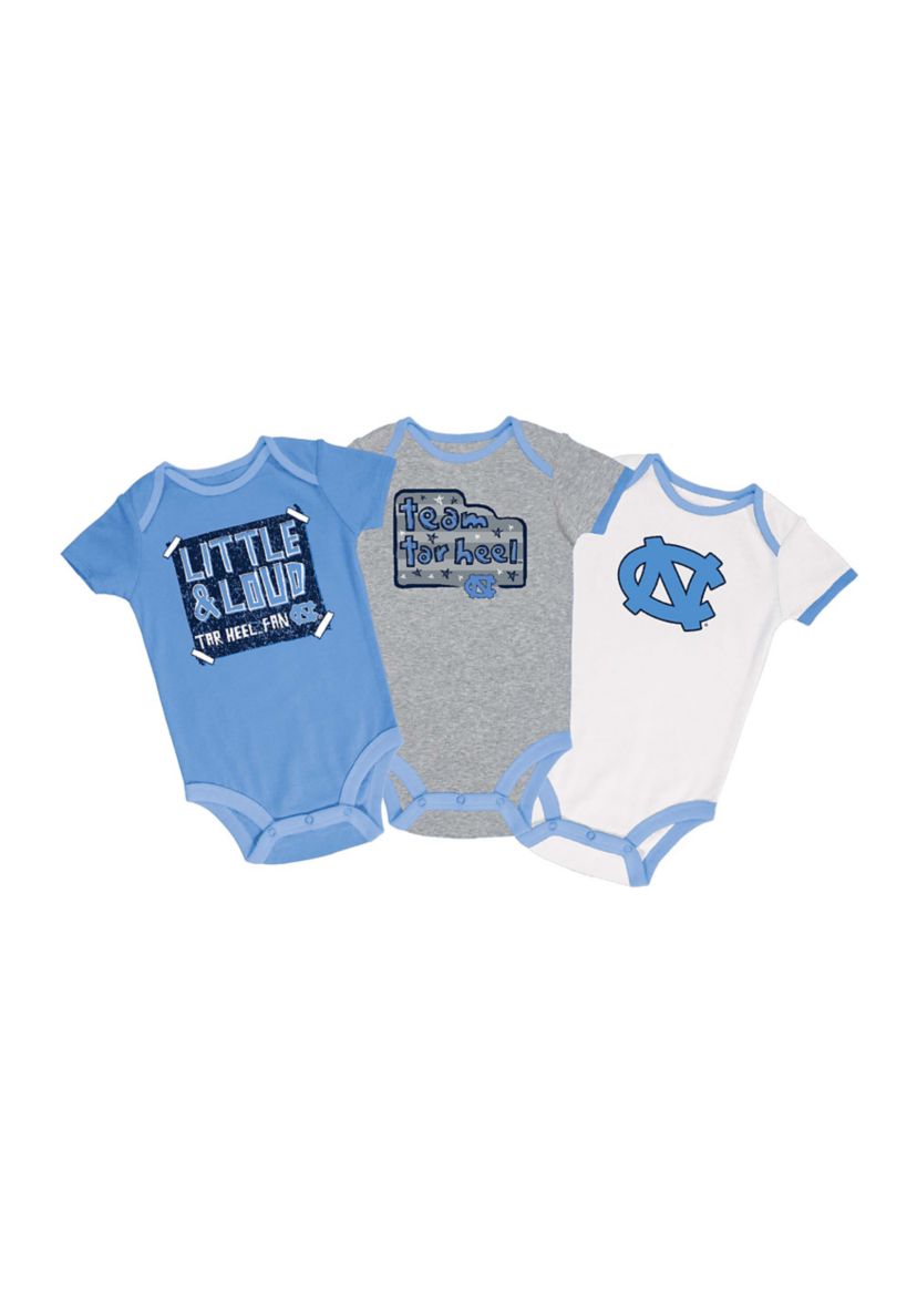 NCAA Baby Boys North Carolina Tar Heels Bodysuits - 3 Pack