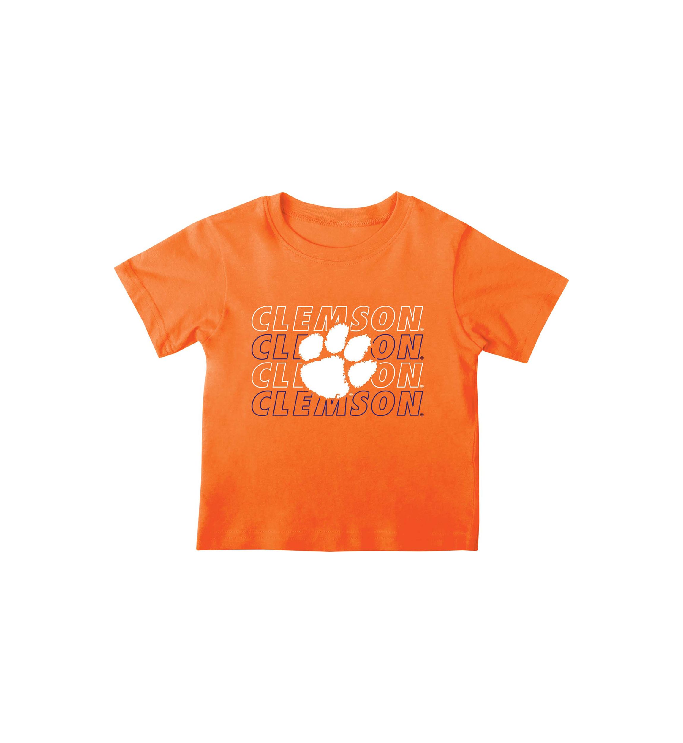 Toddler Boys NCAA Clemson Tigers Short Sleeve T-Shirt