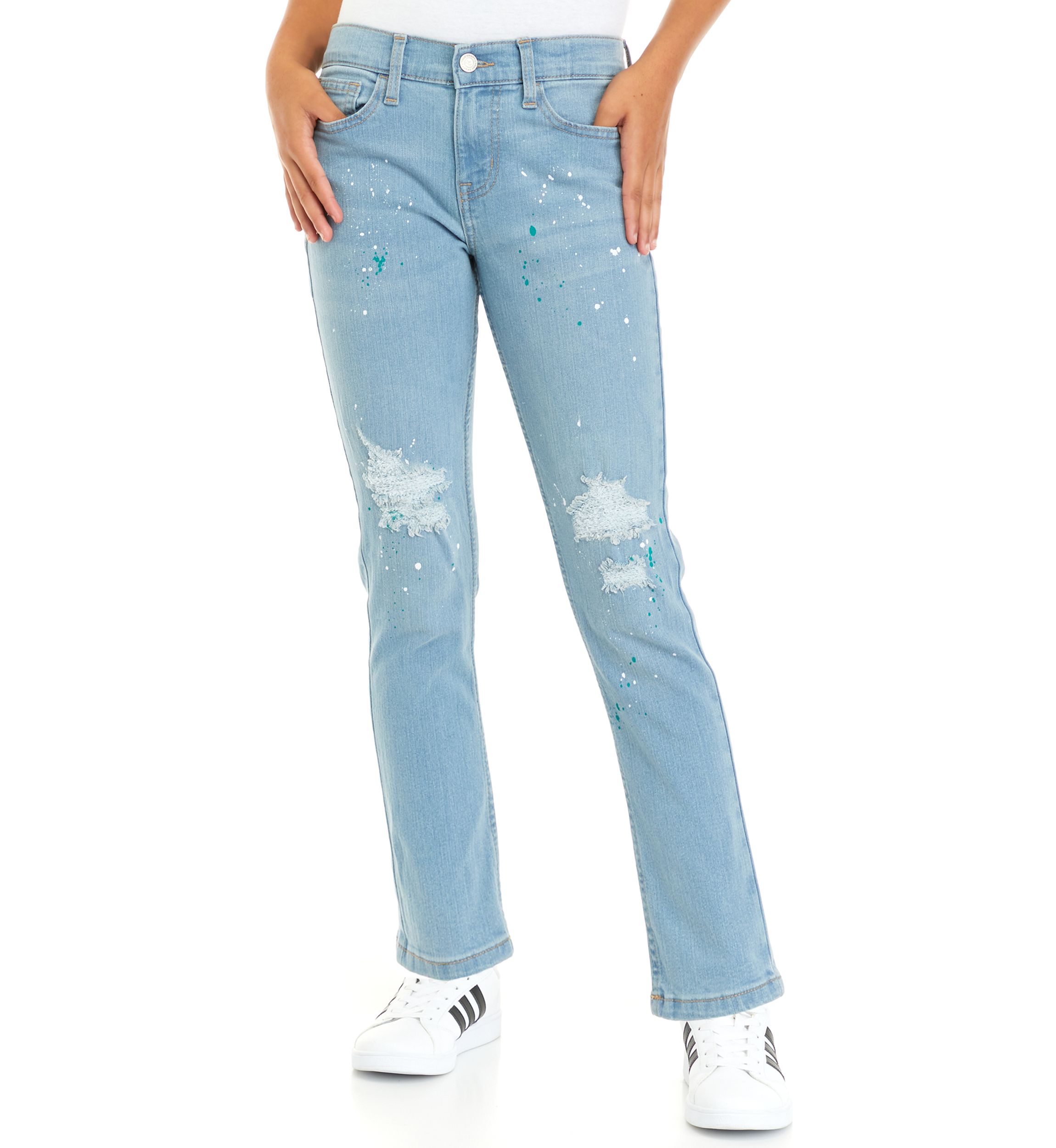 Girls 7-16 Tapered Fit Jeans