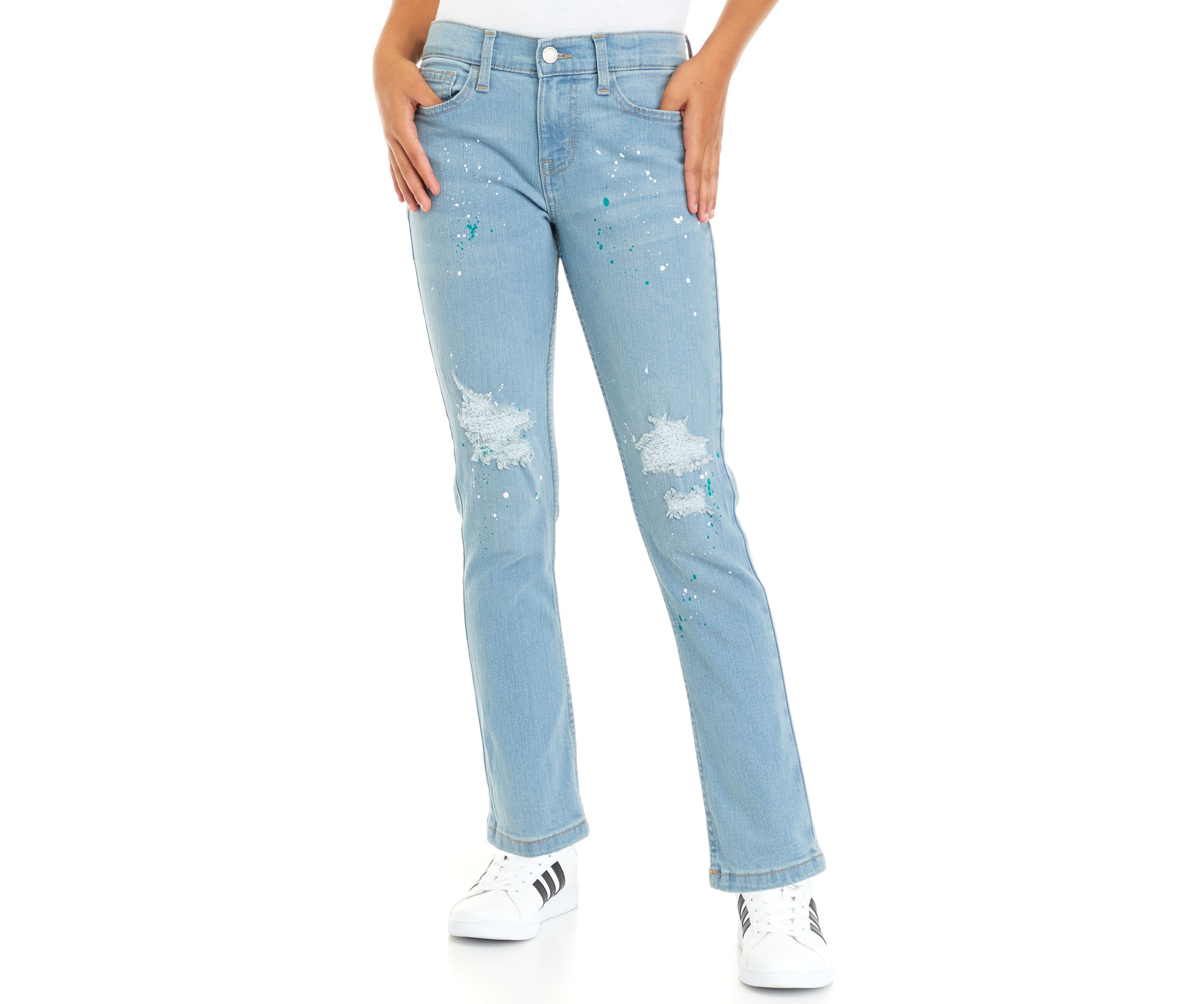 Girls 7-16 Tapered Fit Jeans