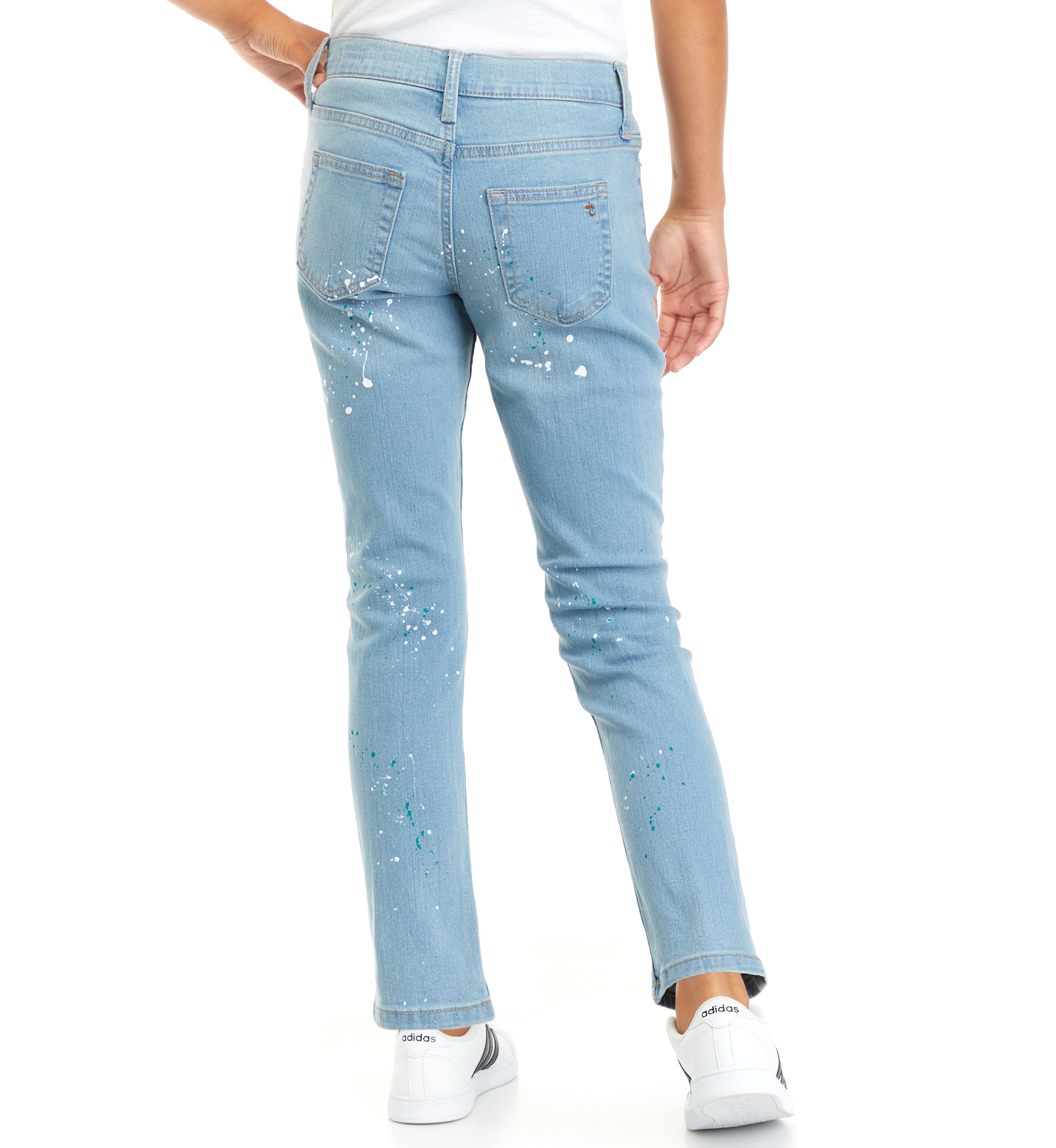 Girls 7-16 Tapered Fit Jeans