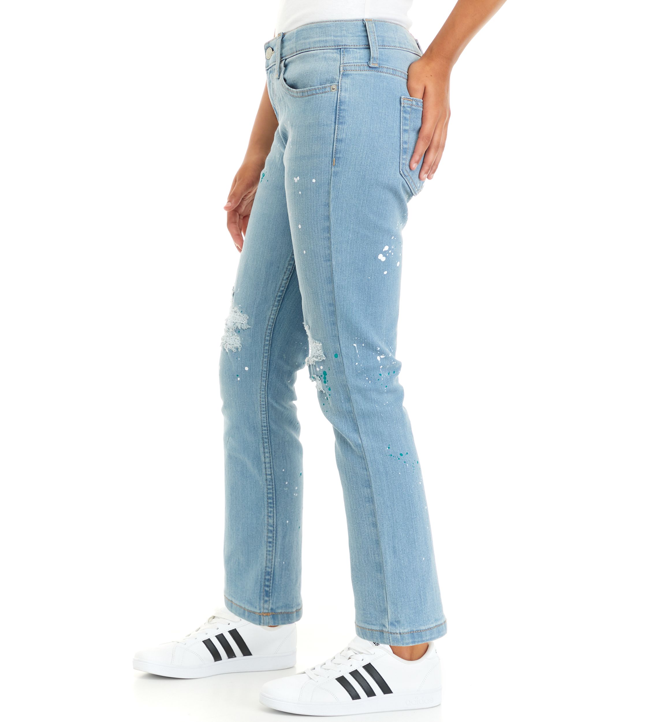 Girls 7-16 Tapered Fit Jeans