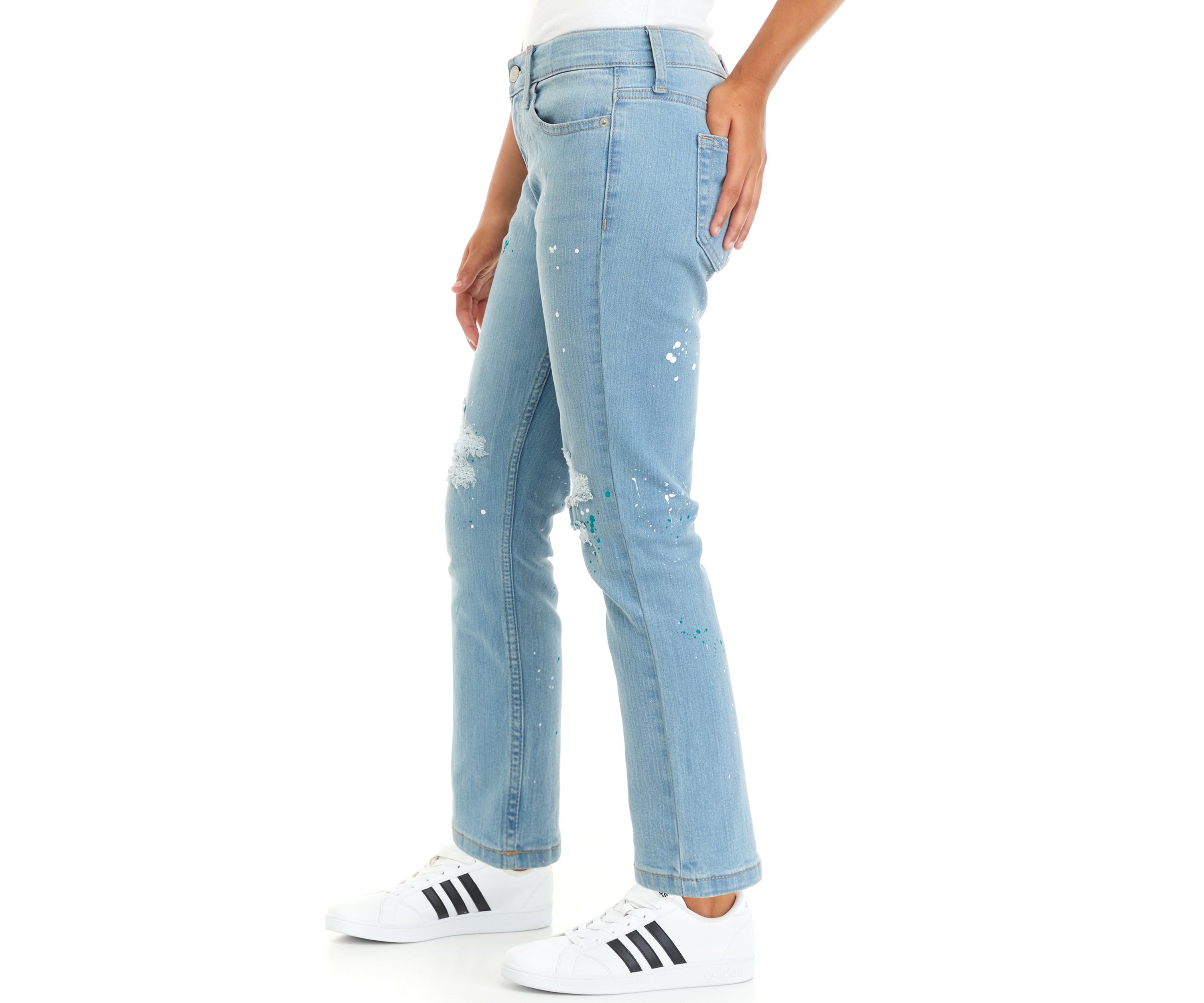 Girls 7-16 Tapered Fit Jeans