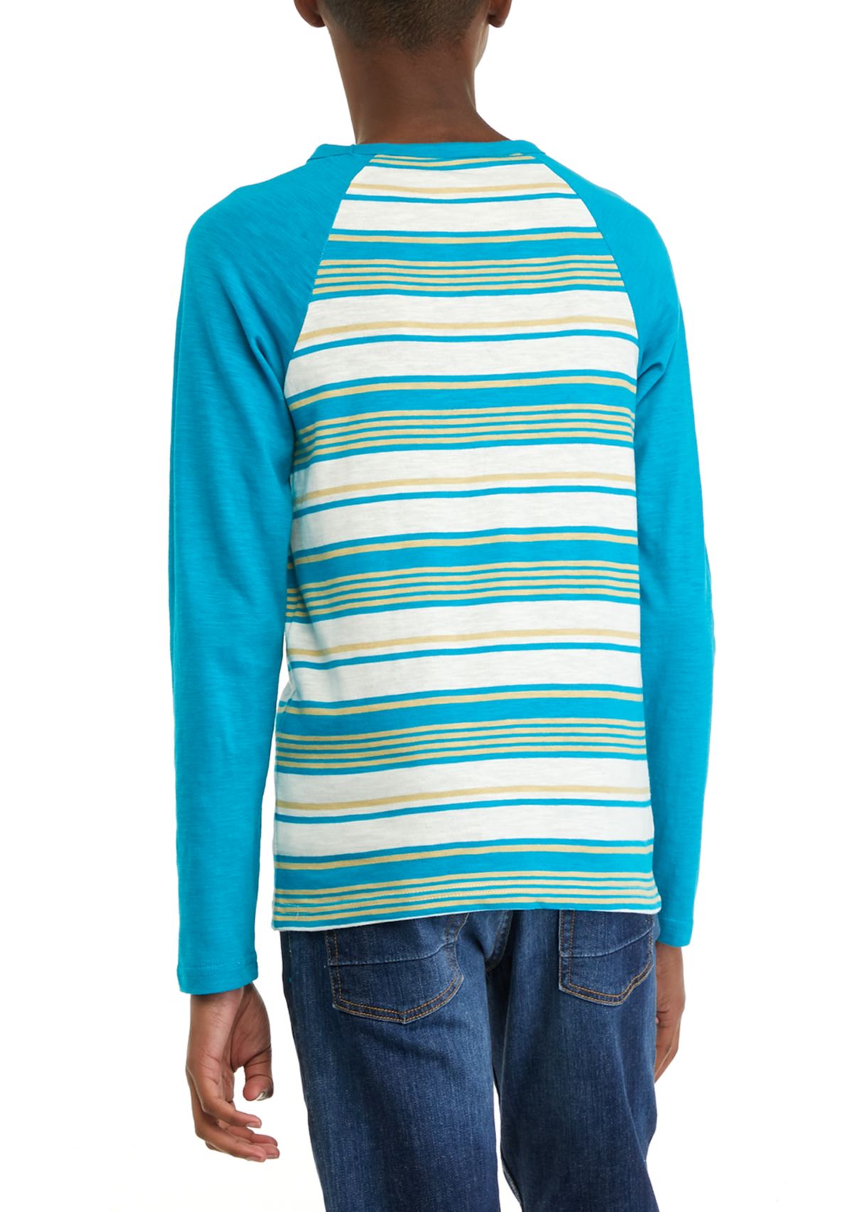 Boys 8-20 Long Sleeve Striped T-Shirt