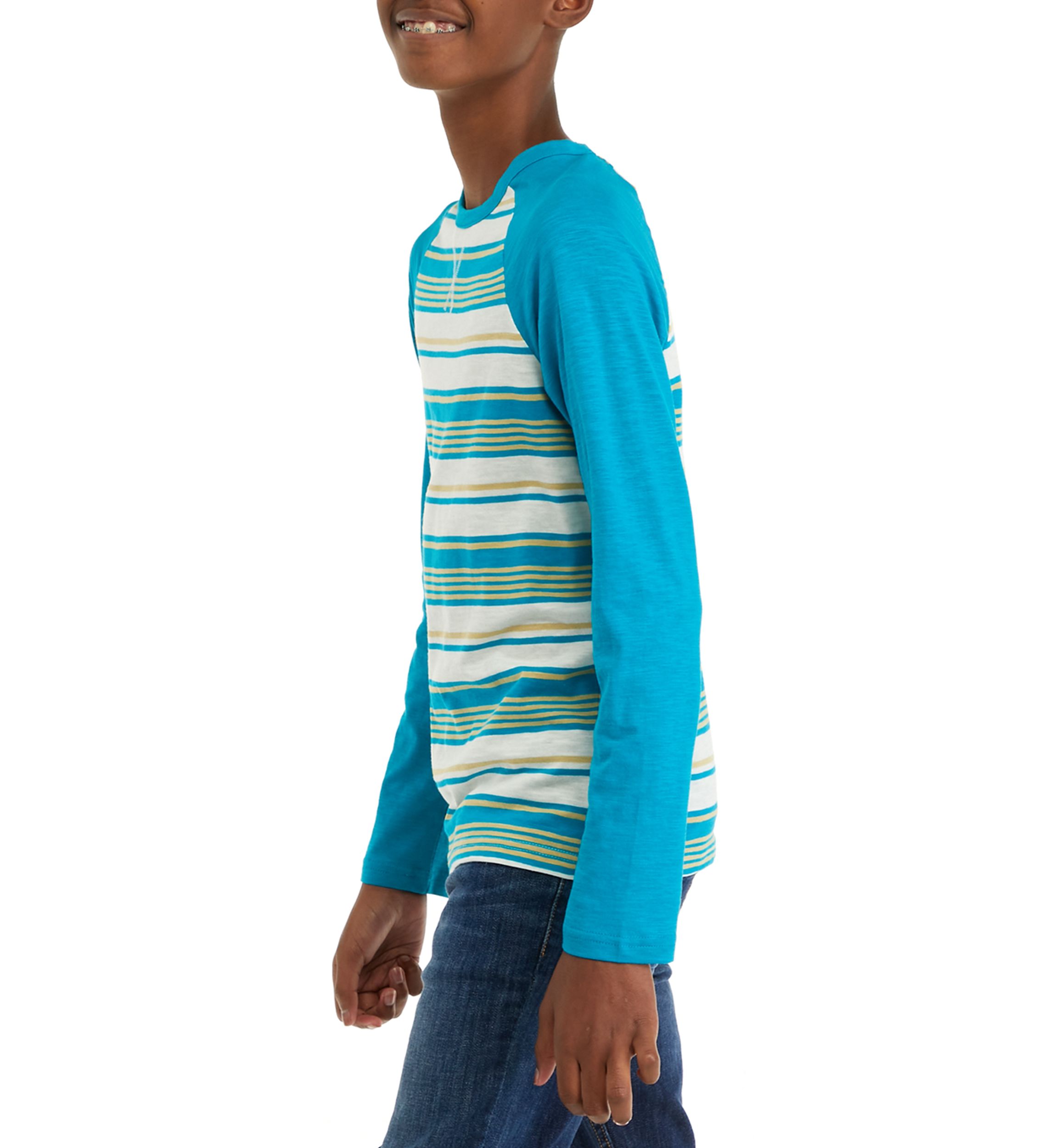 Boys 8-20 Long Sleeve Striped T-Shirt