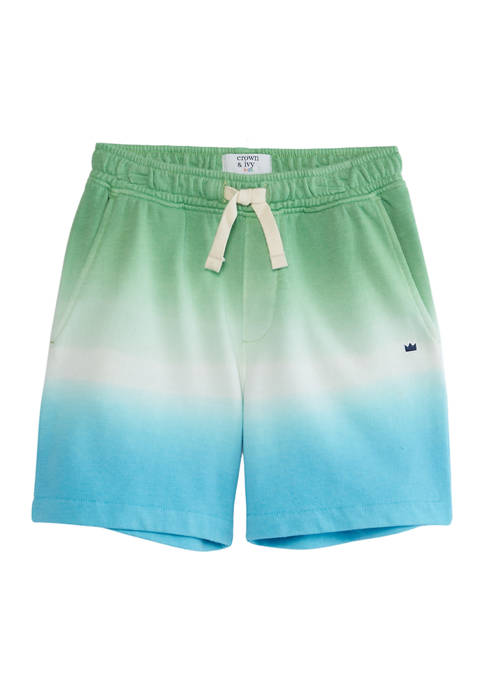 Crown & Ivy™ Boys 4-7 Dip Dye Shorts