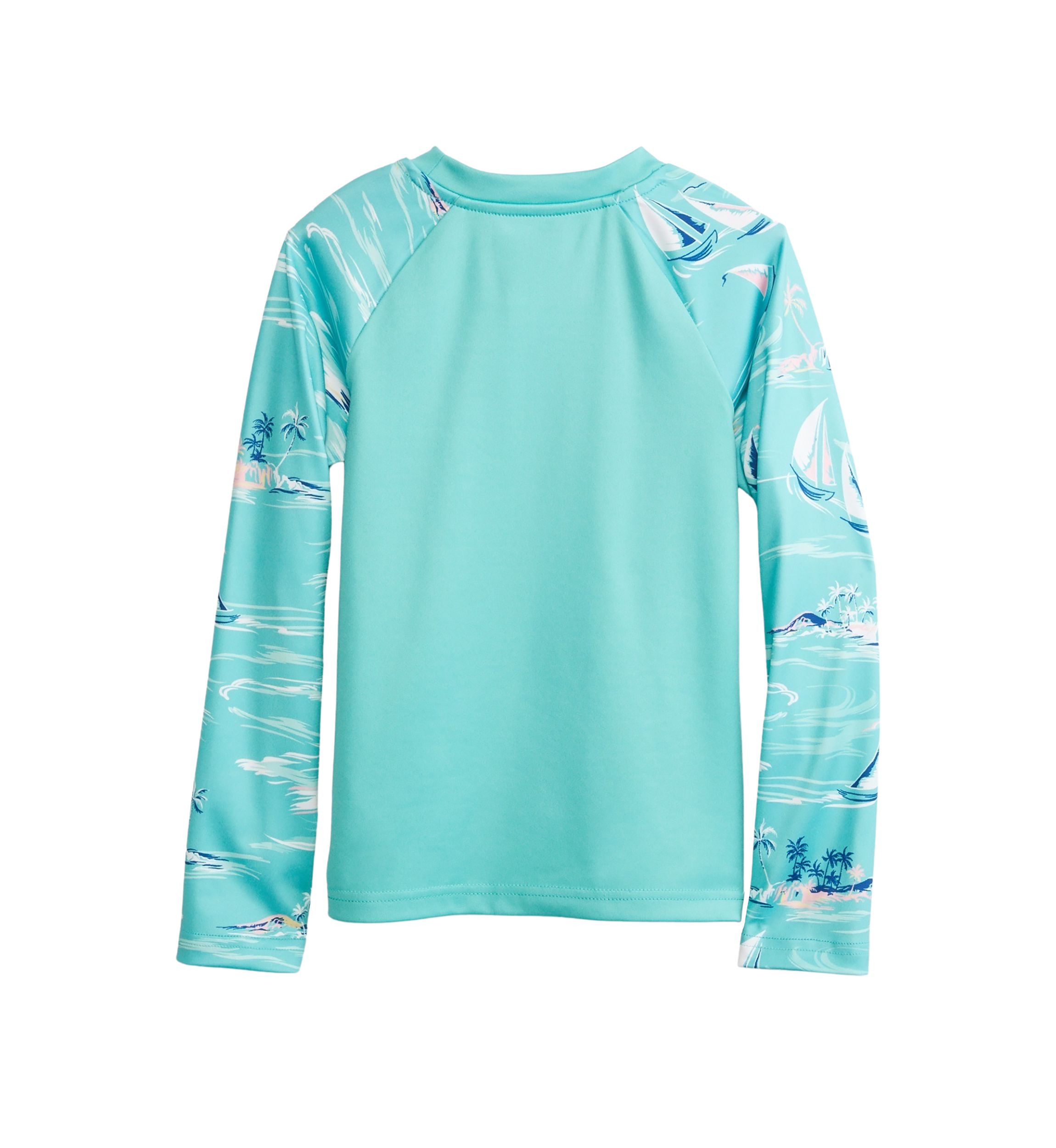 Boys 4-7 Long Sleeve Printed Swim Rash Guard