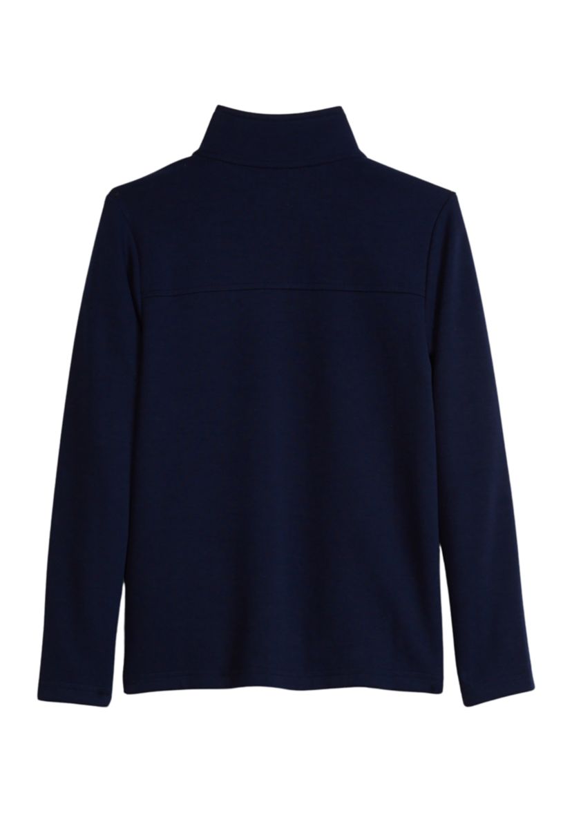 Boys 4-7 Solid Quarter Zip Pullover 