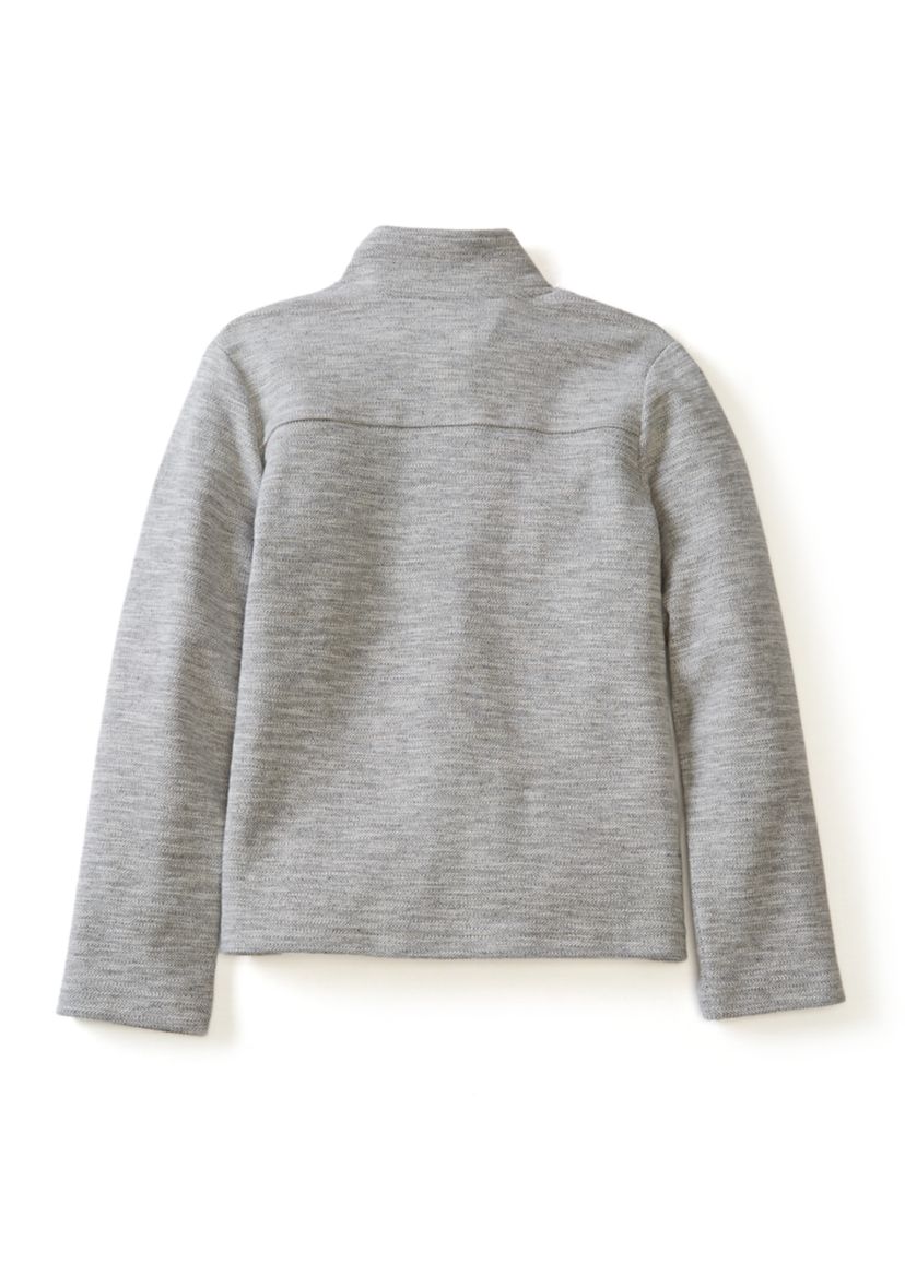 Boys 4-7 Herringbone Quarter Zip Pullover