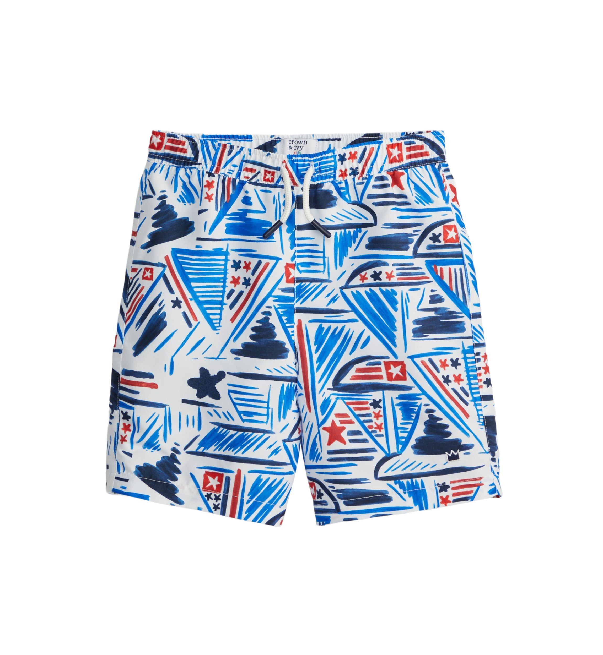 Boys 8-20 Printed Swim Trunks 