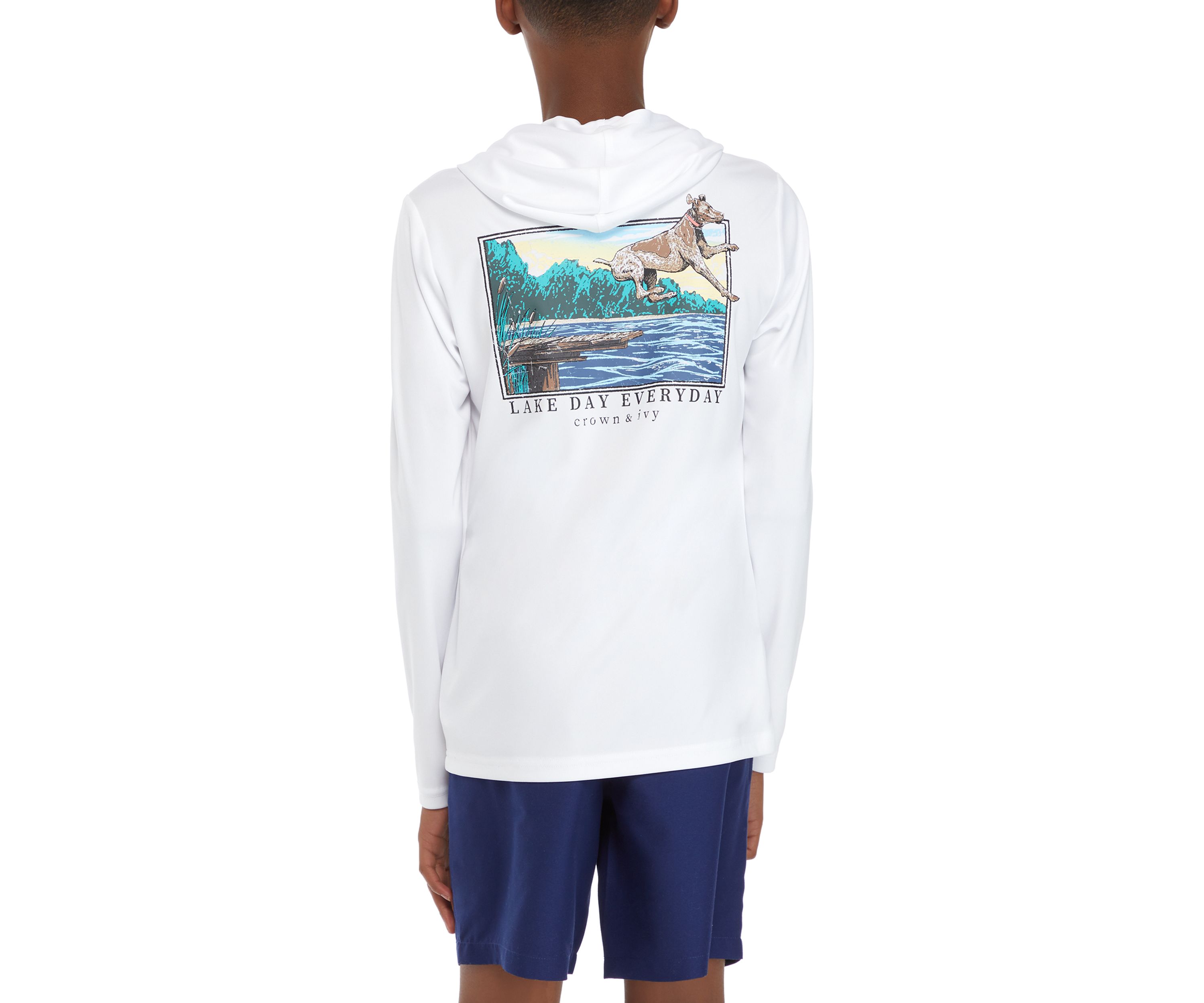 Boys 8-20 Long Sleeve Graphic Hoodie
