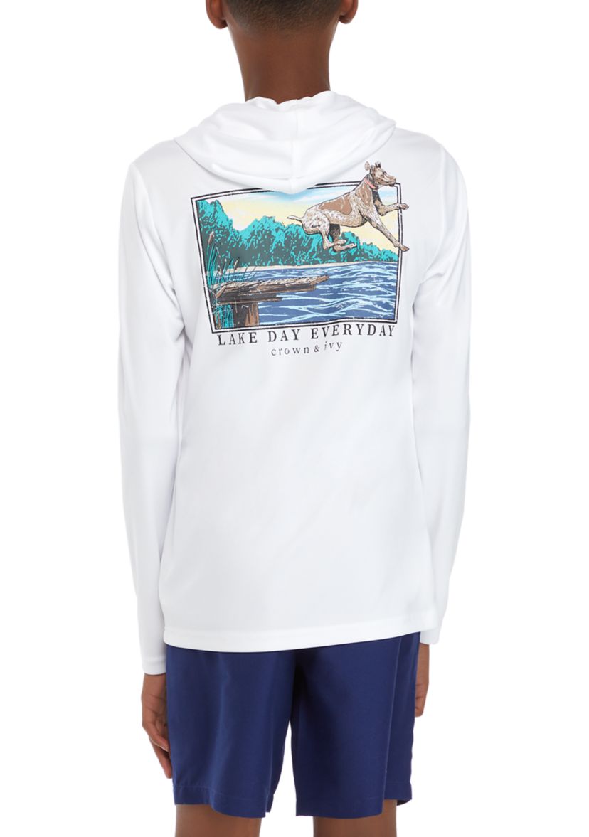Boys 8-20 Long Sleeve Graphic Hoodie