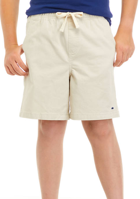 Crown & Ivy™ Boys 8-20 Twill Deck Shorts