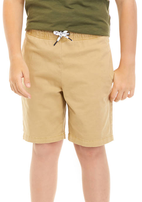 Crown & Ivy™ Boys 8-20 Washed Deck Shorts