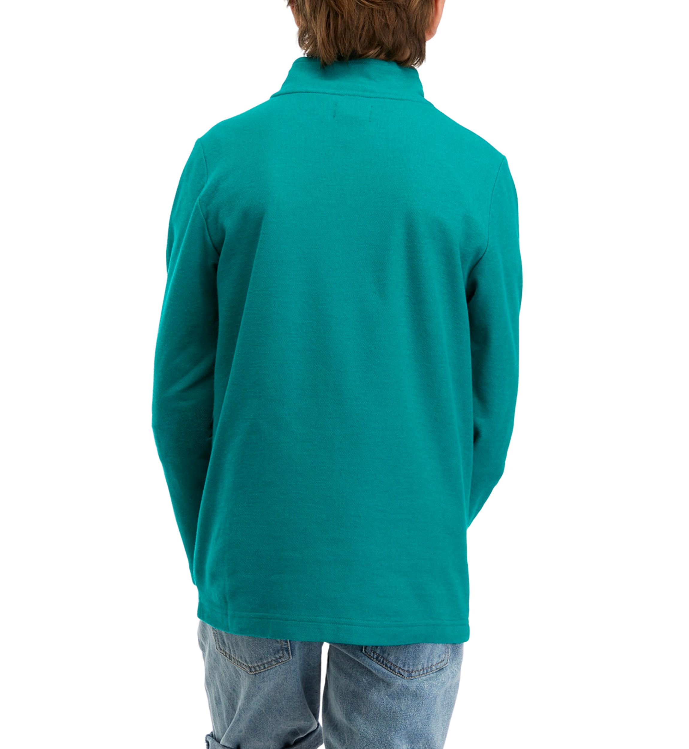 Boys 8-20 Oxford Piqué Pullover