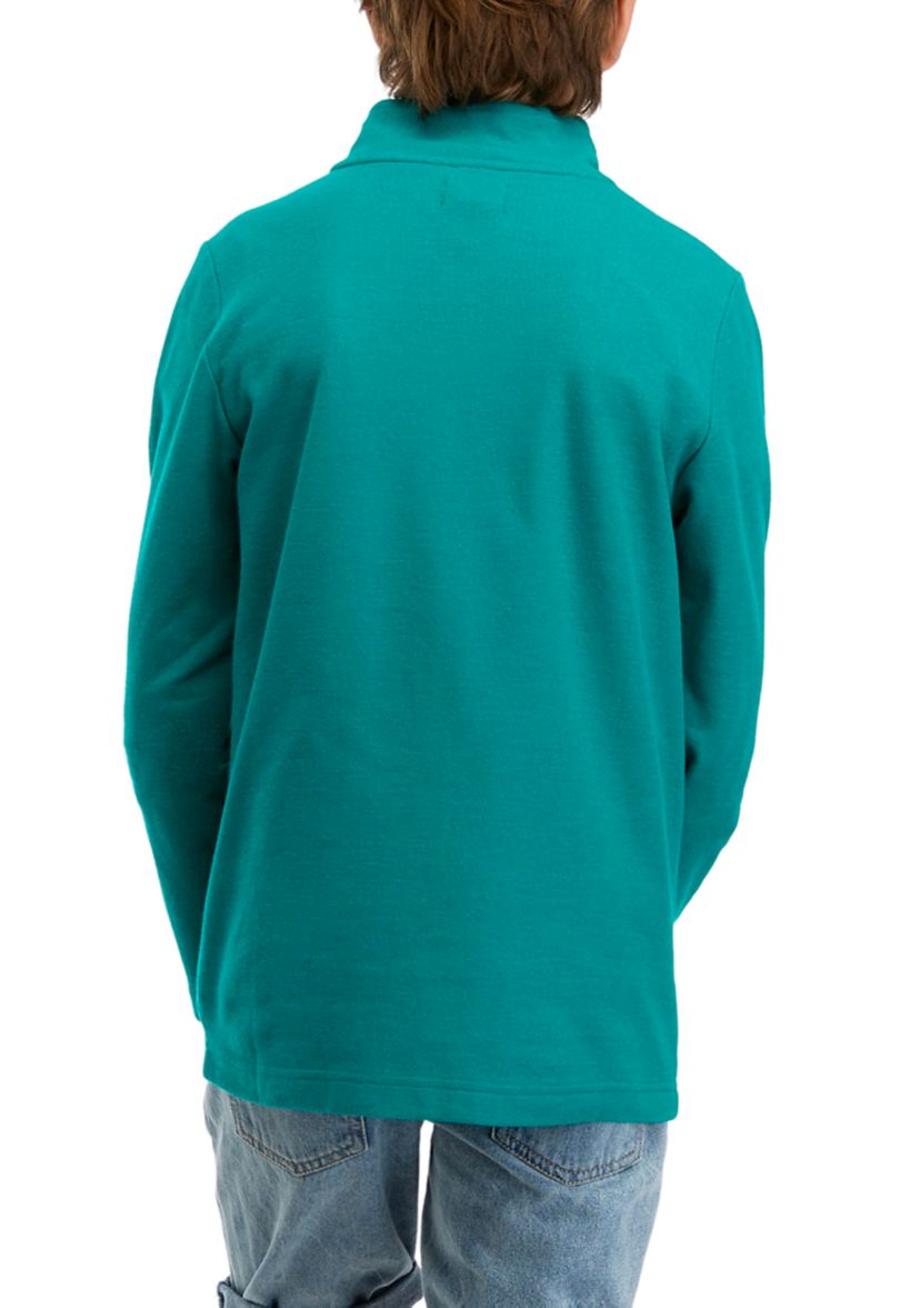 Boys 8-20 Oxford Piqué Pullover