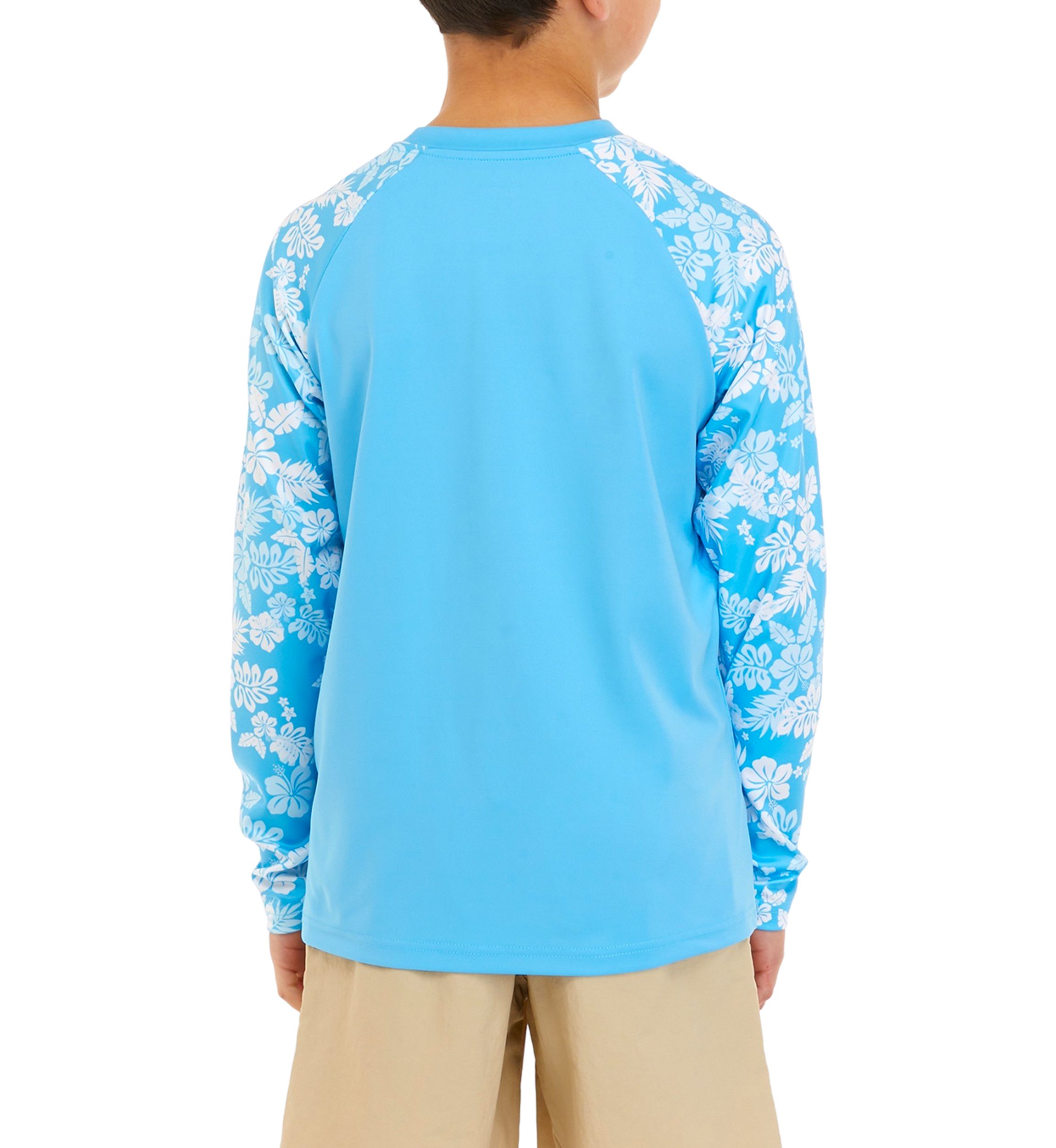 Boys 8-20 Long Sleeve Printed Rash Guard
