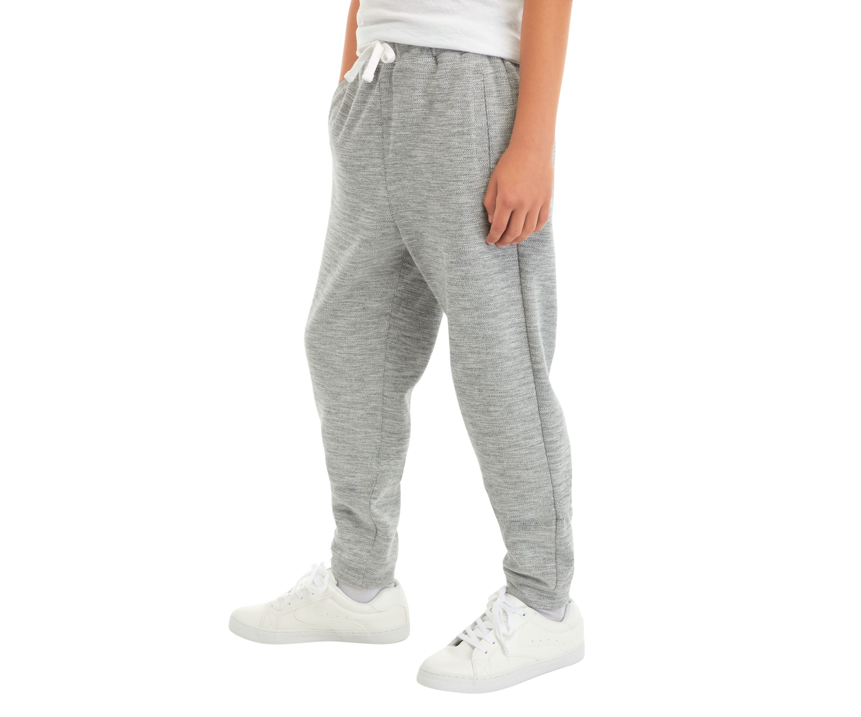 Boys 8-20 Heather Herringbone Jogger Pants