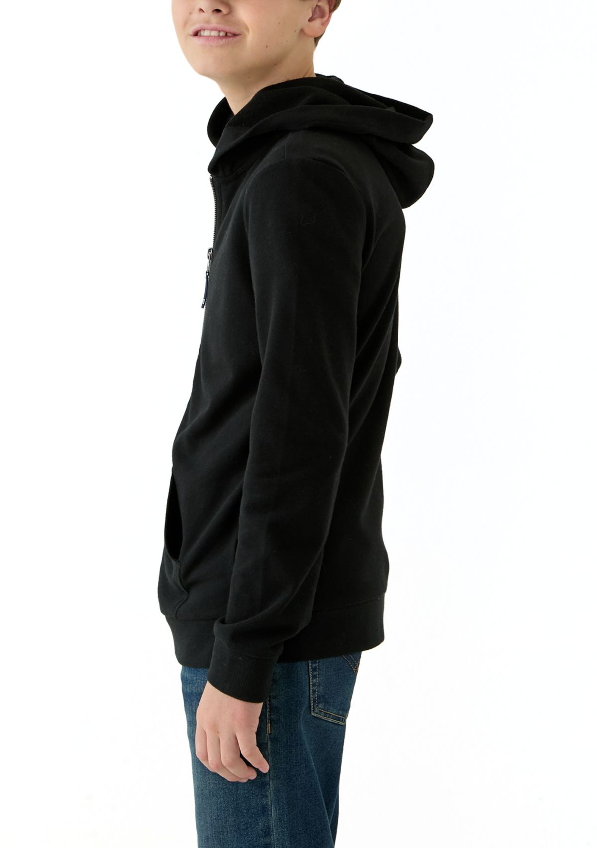 Boys 8-20 Zip Front Sweatshirt