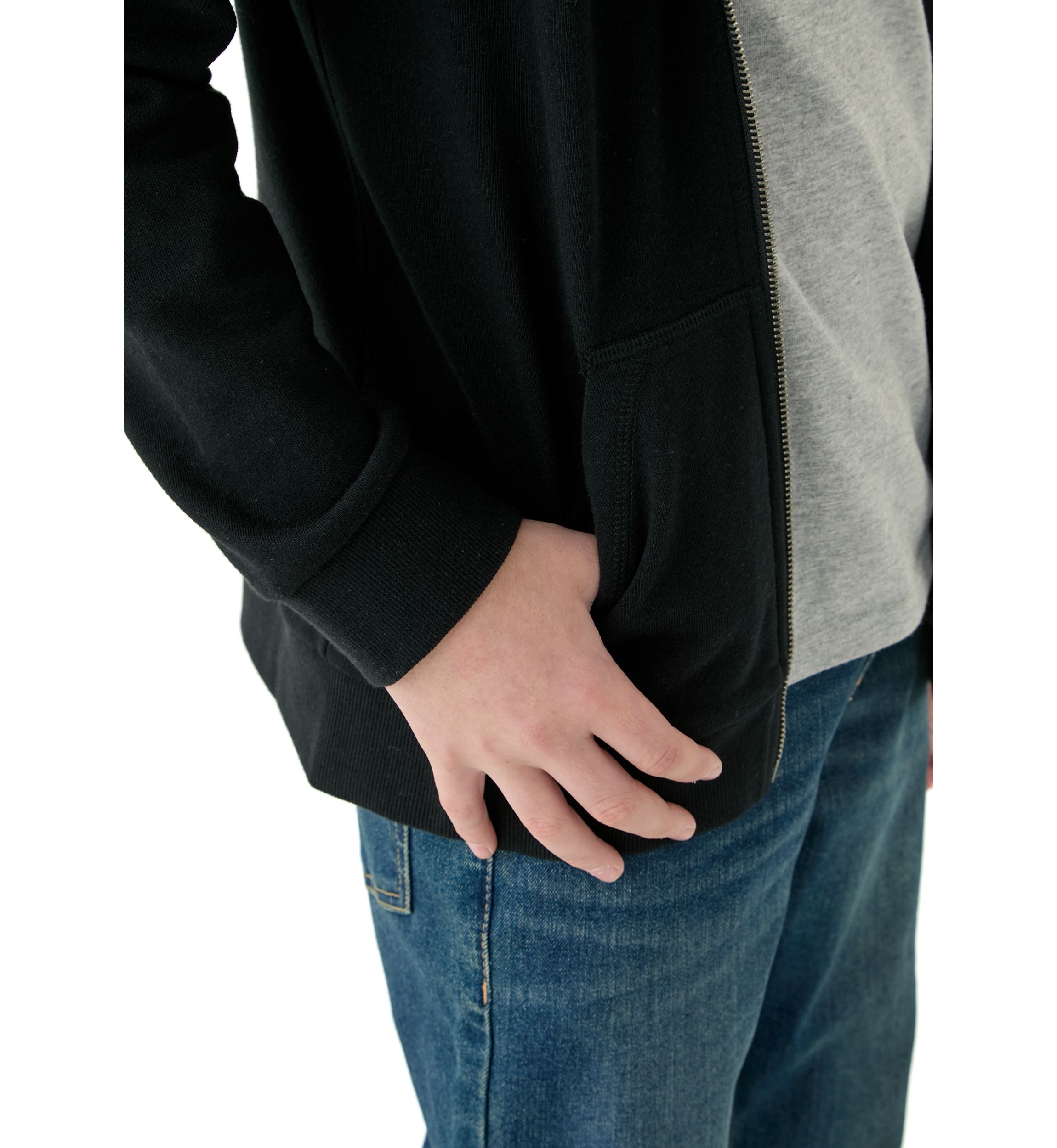 Boys 8-20 Zip Front Sweatshirt
