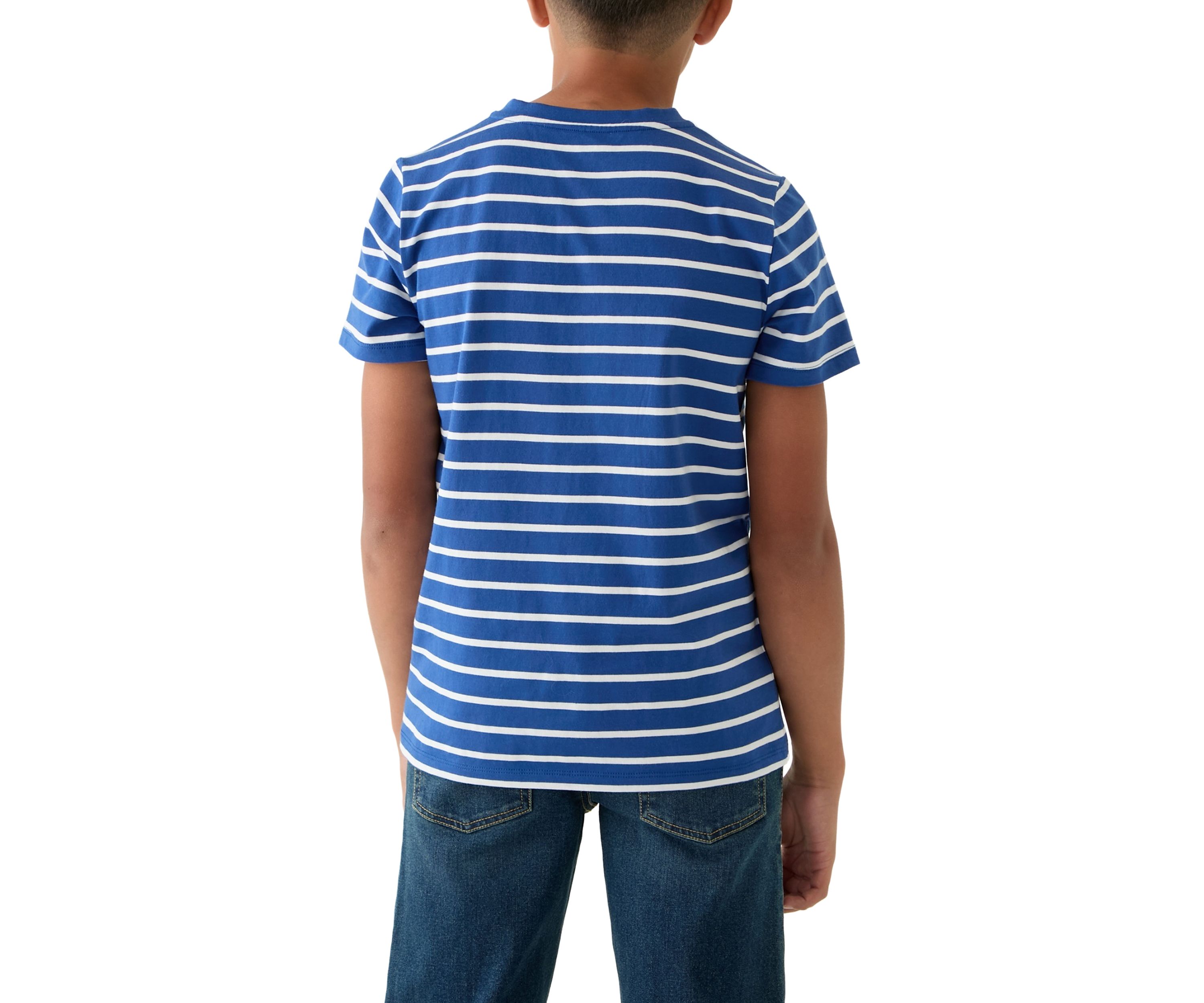 Boys 8-20 Short Sleeve Printed Henley Shirt 