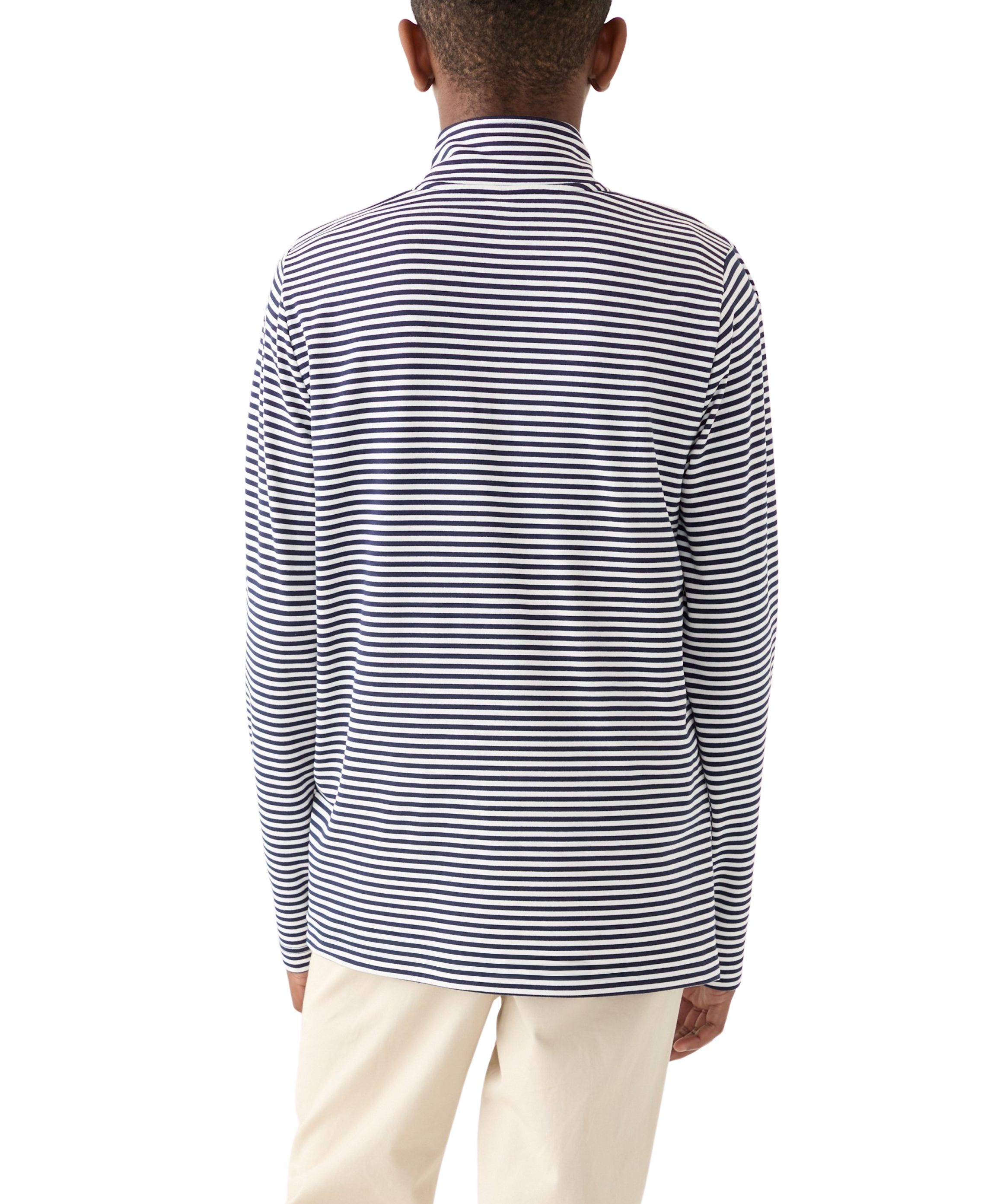Boys 8-20 Stripe Performance 1/4 Zip Pullover