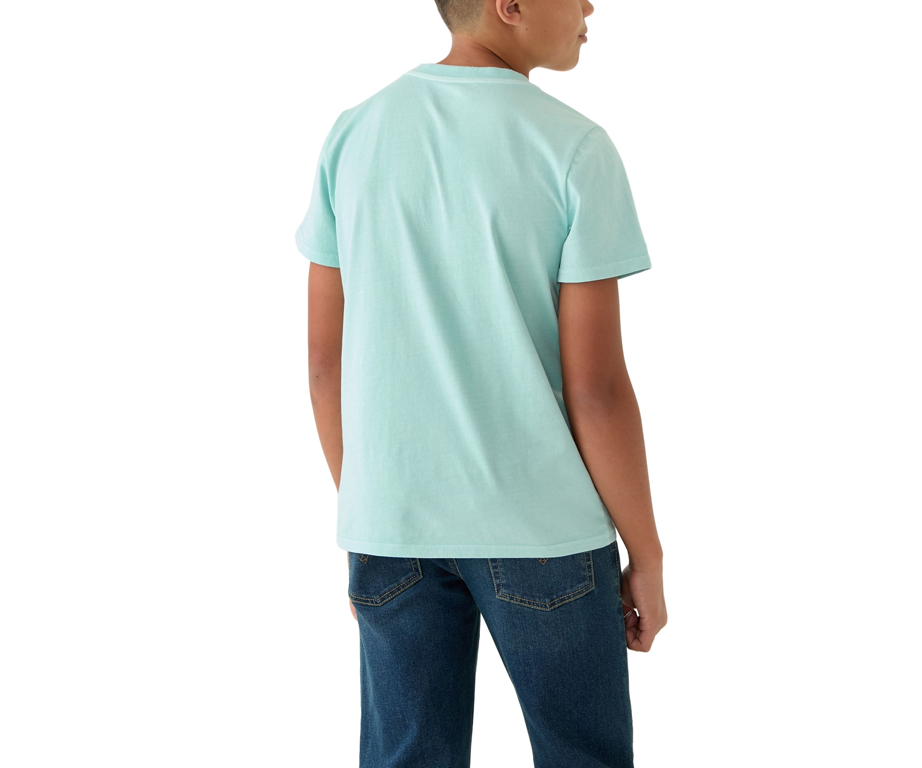 Boys 8-20 Solid Henley Shirt 