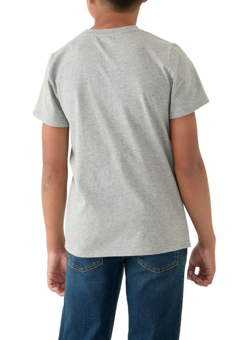 Boys 8-20 Solid Henley Shirt 