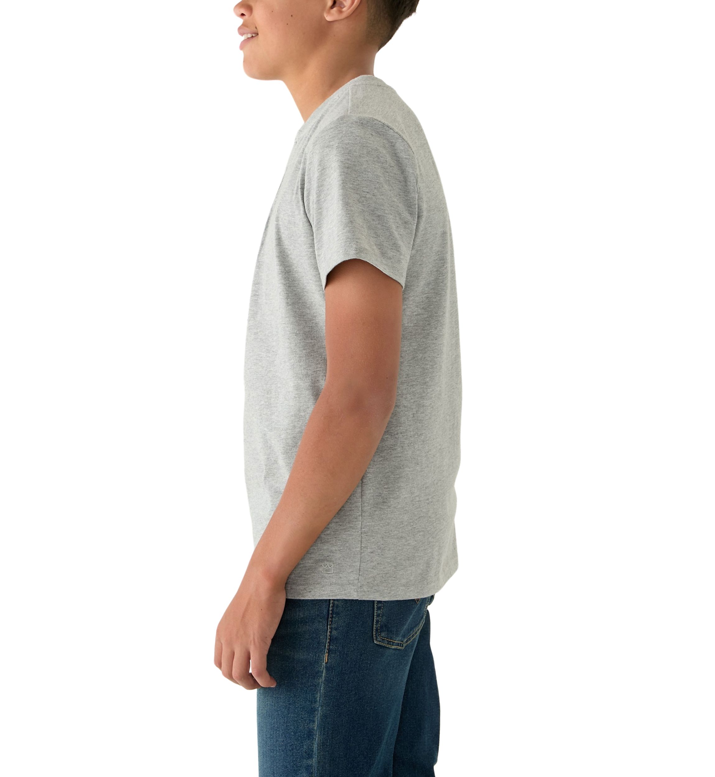 Boys 8-20 Solid Henley Shirt 