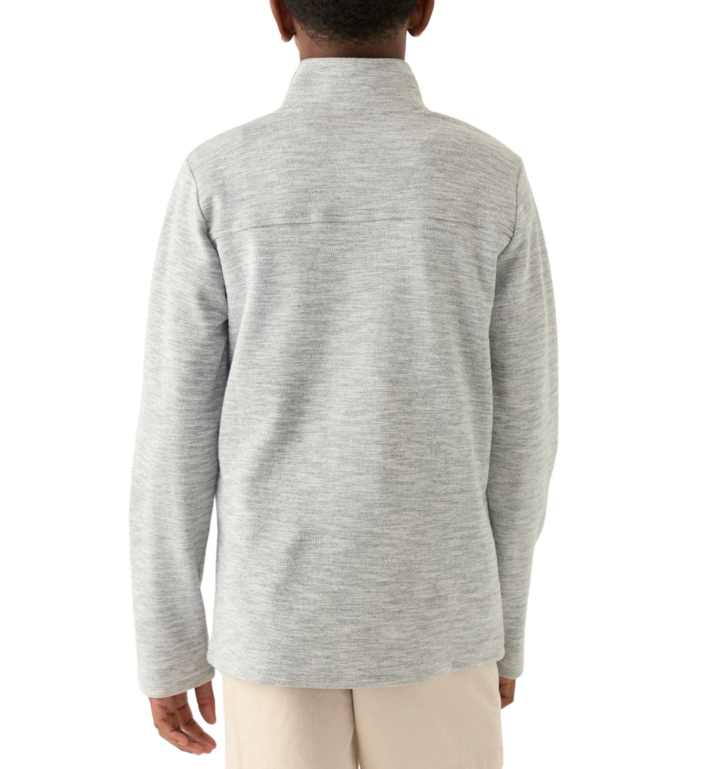 Boys 8-20 Herringbone 1/4 Zip Pullover