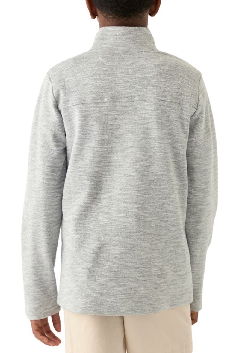 Boys 8-20 Herringbone 1/4 Zip Pullover