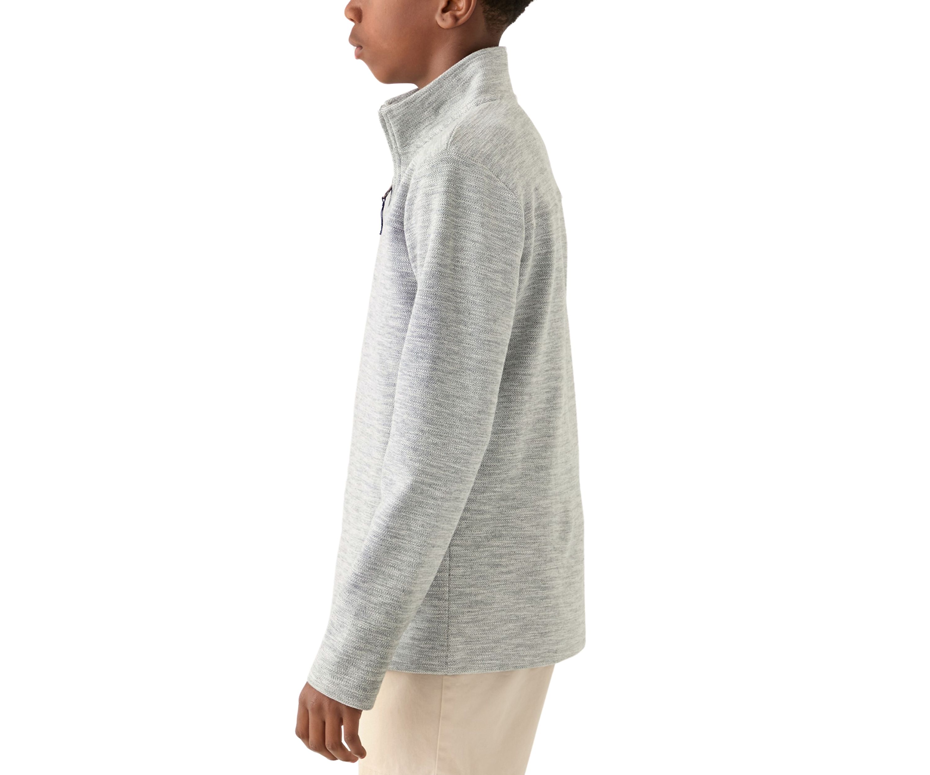 Boys 8-20 Herringbone 1/4 Zip Pullover