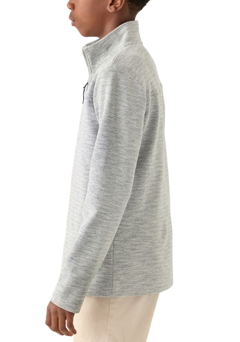 Boys 8-20 Herringbone 1/4 Zip Pullover