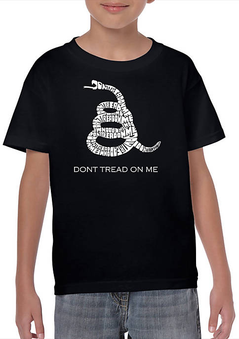 Boys 8-20 Word Art T Shirt - Dont Tread On Me