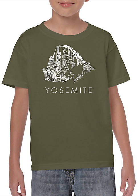 Boys 8-20 Word Art Graphic T-Shirt - Yosemite